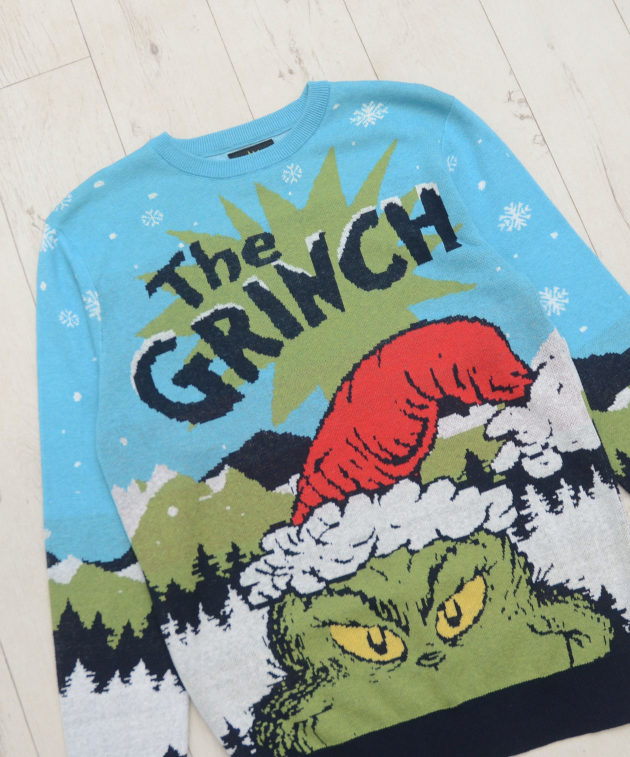 Cartoon Network The Grinch Christmas Sweater Jumper Full Printed Graphic Size US M / EU 48-50 / 2 - 2 Thumbnail