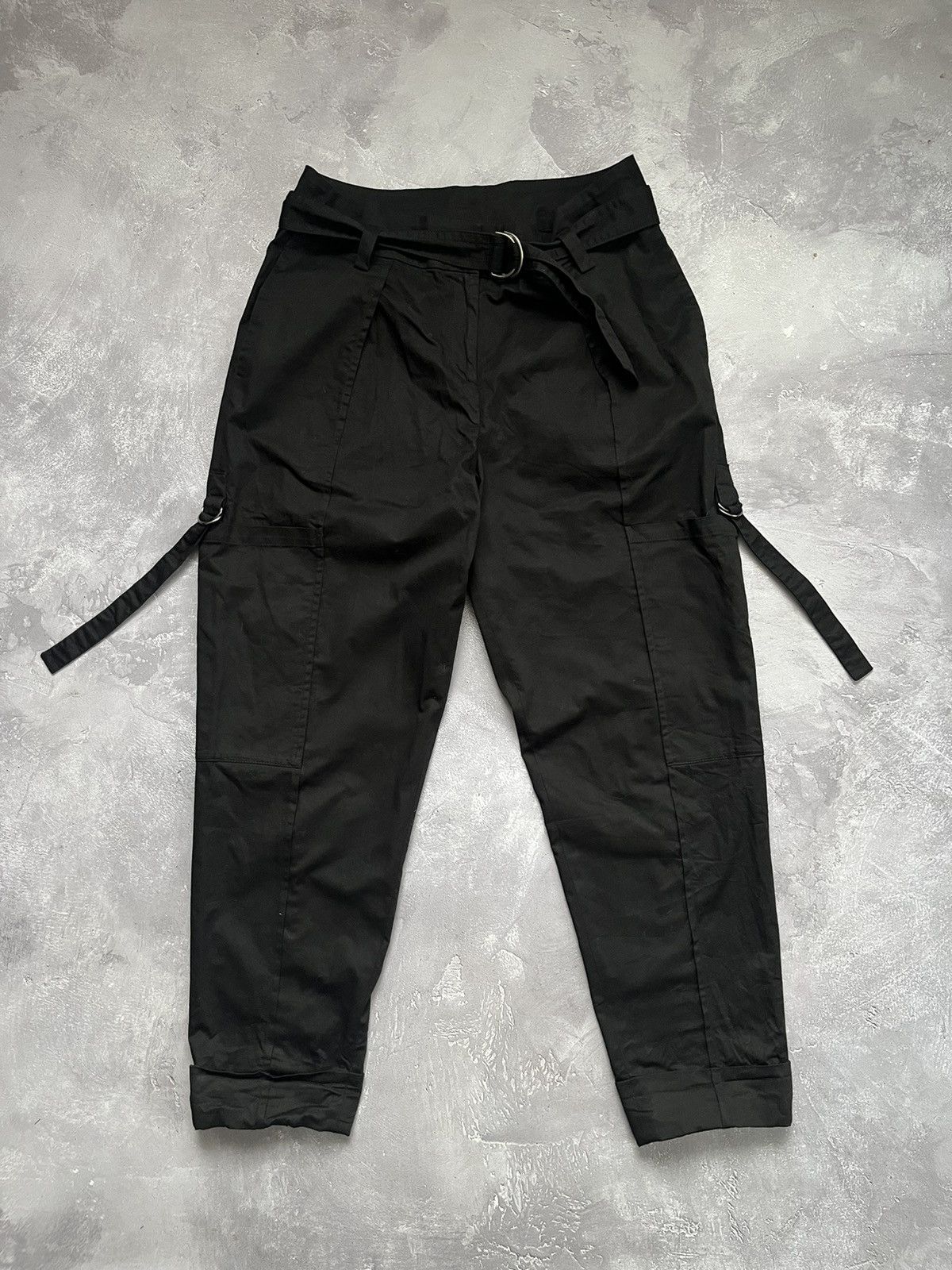 Other Ivko Cargo Pants Black With Stripe Black Size 42/XL Size 28" / US 6 / IT 42 - 1 Thumbnail