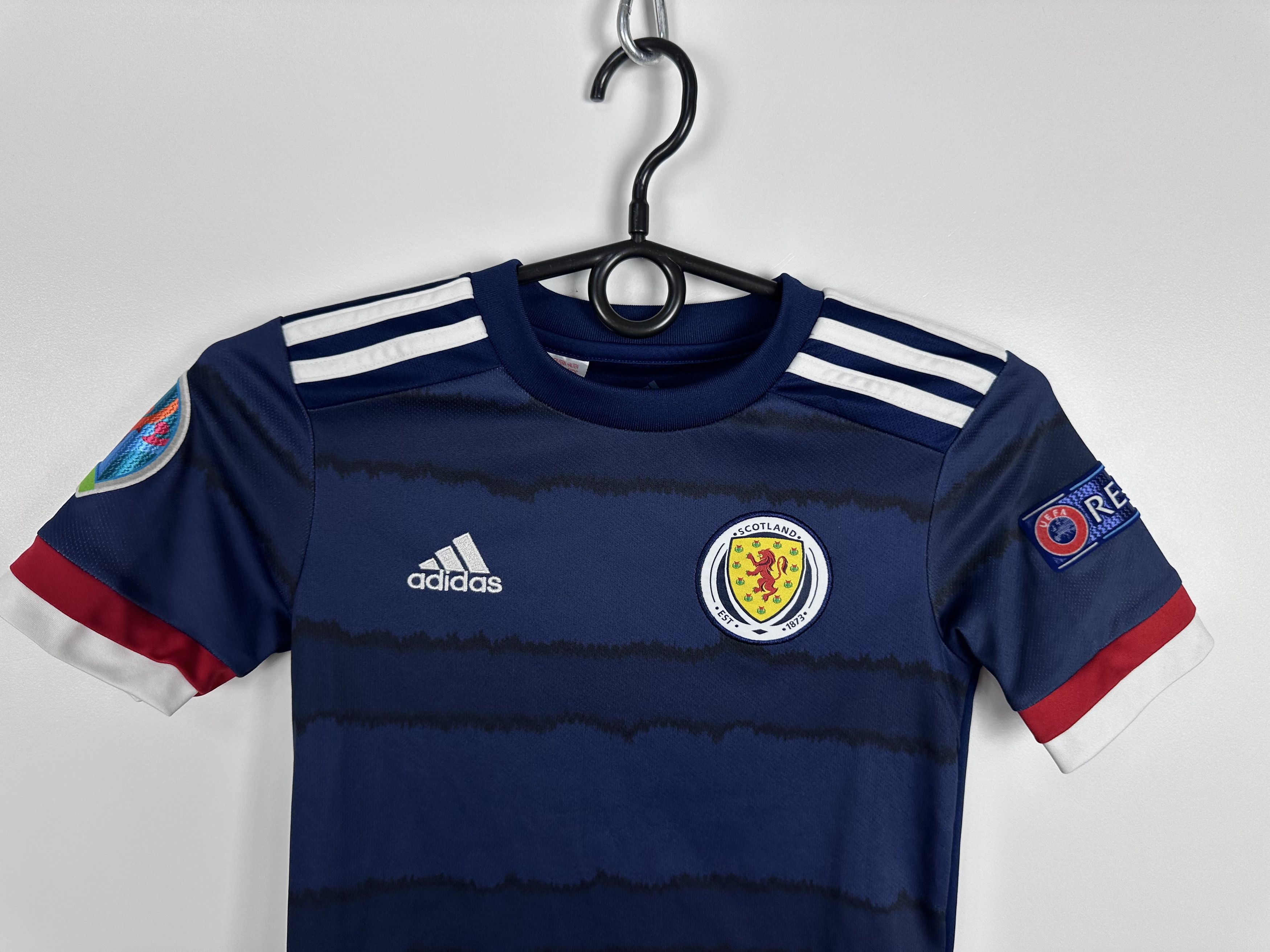 Adidas Scotland 2020 Football Shirt Soccer Jersey BOYS 7/8 Size US XXS / EU 40 - 4 Thumbnail