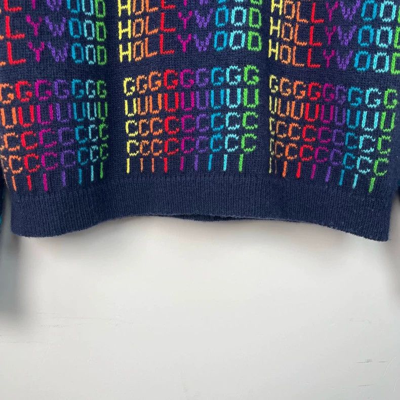 Gucci Gucci Rainbow neon wool sweater 2503-Nextarrow Size US XL / EU 56 / 4 - 5 Thumbnail