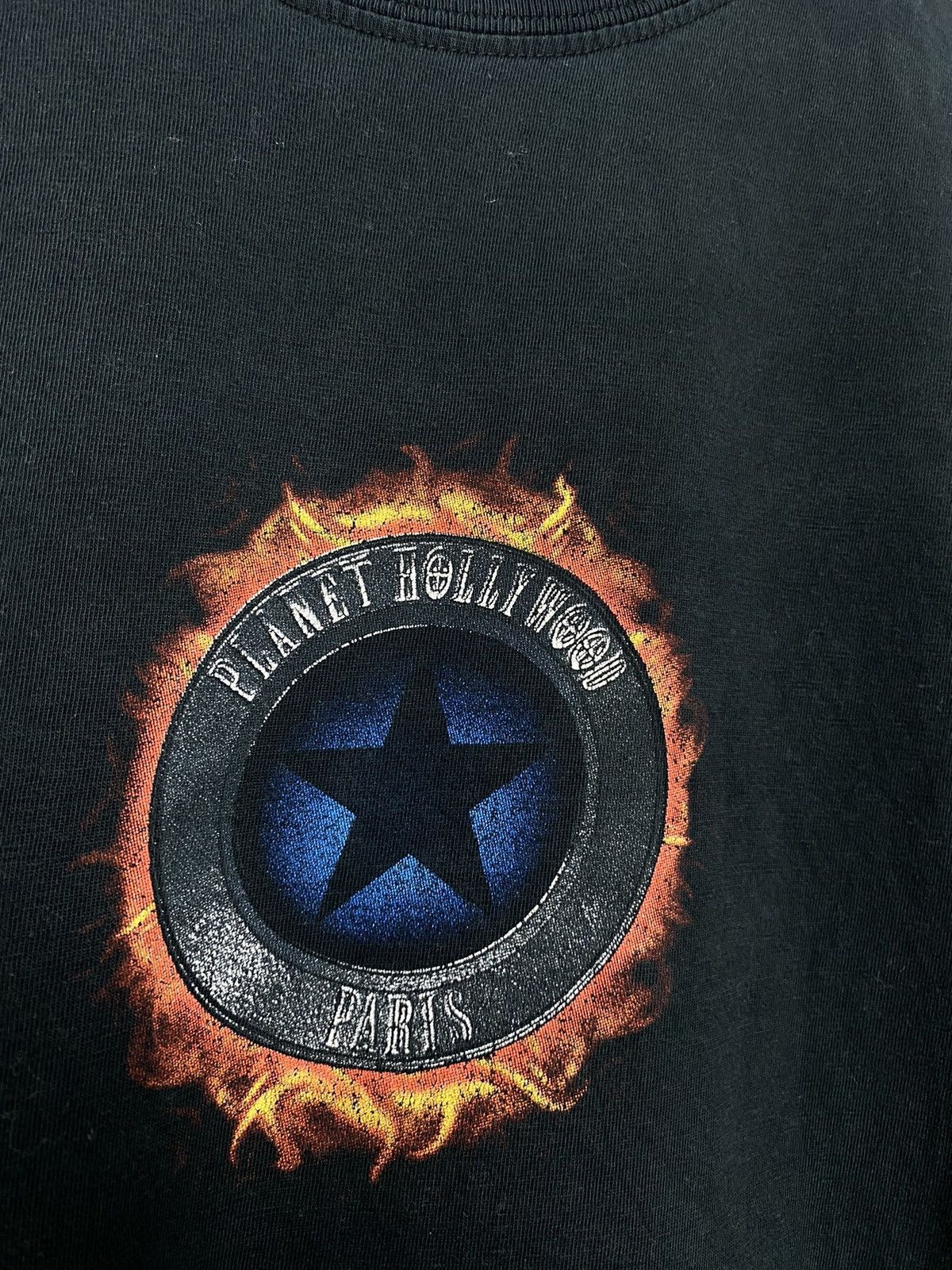Planet Hollywood × Vintage Vintage 1998 Planet Hollywood Rider Tee Paris Center Logo Size US L / EU 52-54 / 3 - 3 Thumbnail