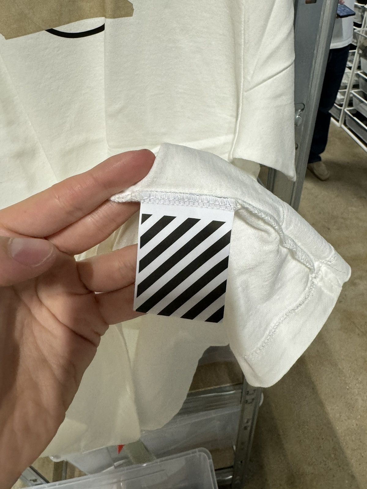Off-White Off-White Oversized Tape Arrow T-shirt NEW 500$ retail Size US XL / EU 56 / 4 - 6 Thumbnail