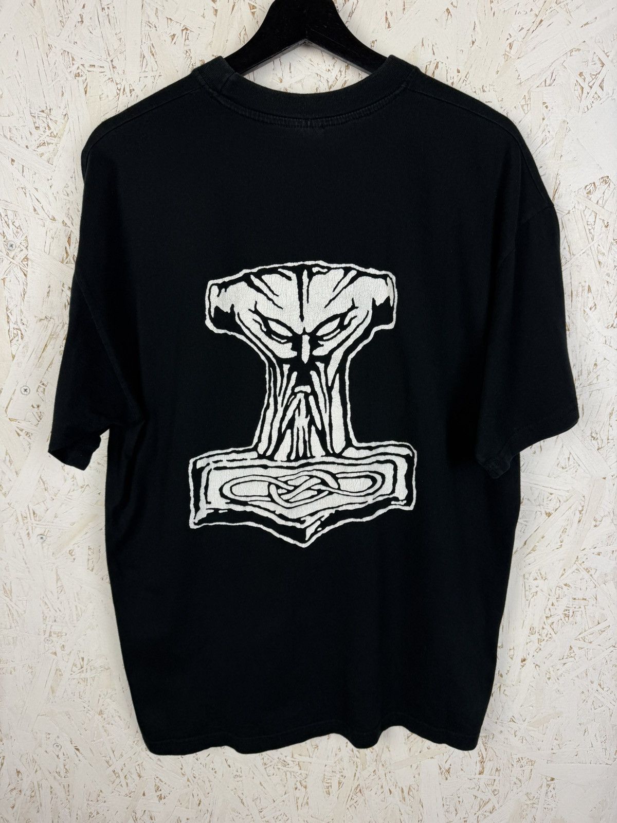Band Tees 90s Unleashed 1991 And The Laughter Had Died Metal T-Shirt L Size US L / EU 52-54 / 3 - 6 Thumbnail