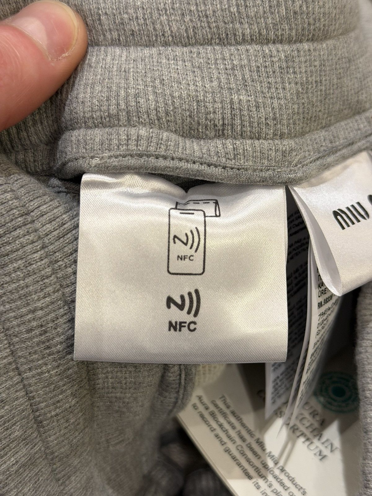 Miu Miu Miu Miu Logo Patch Track Pants - Grey Size US 34 / EU 50 - 12 Thumbnail