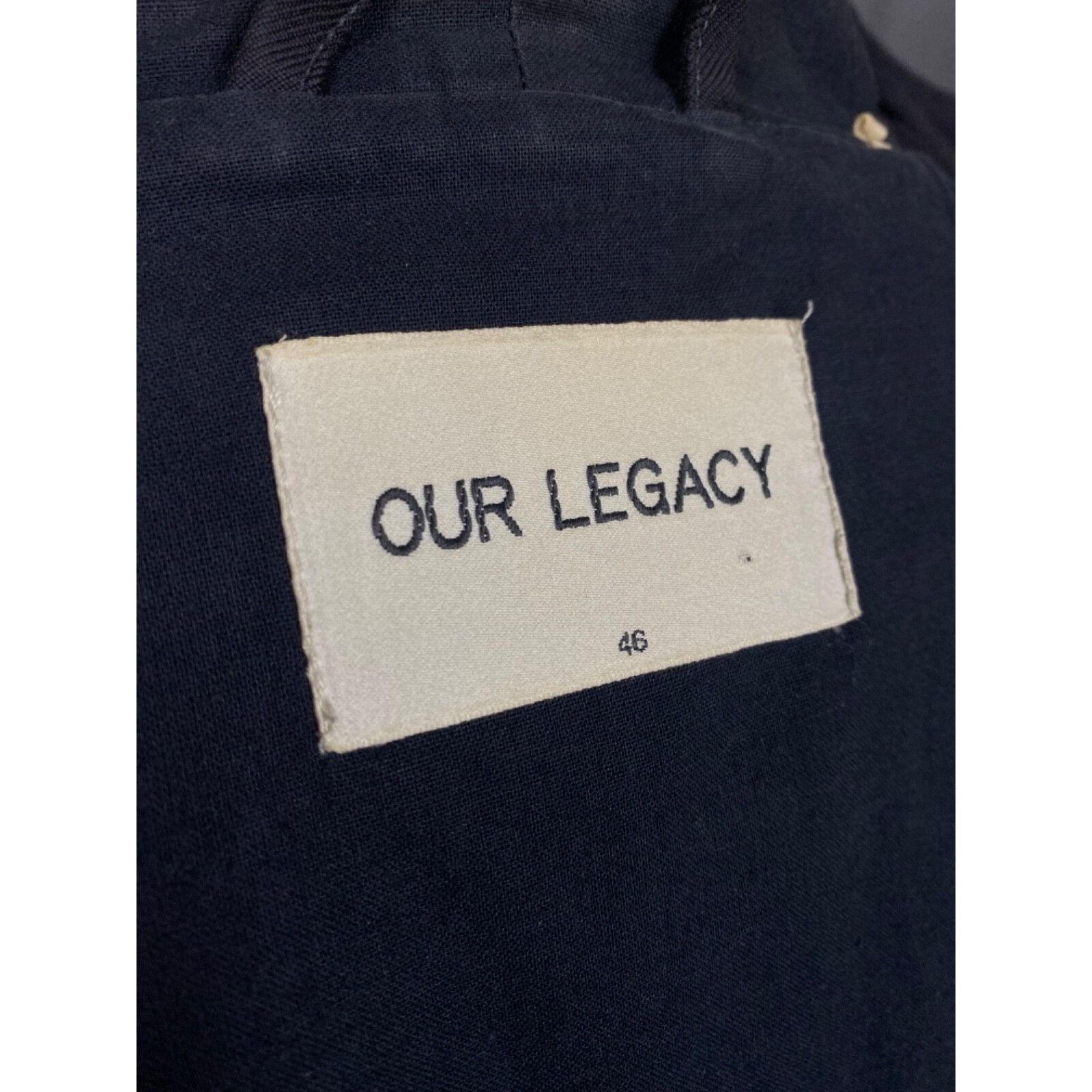 Our Legacy Our Legacy "Midnight Shimmer" Dark Blue Hooded Waterproof Pa Size US S / EU 44-46 / 1 - 3 Thumbnail