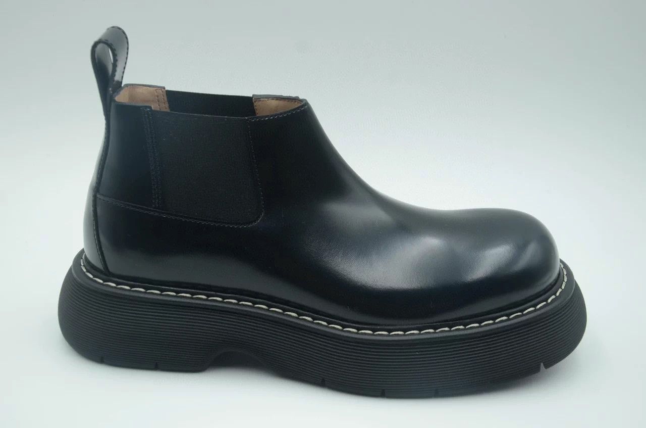 Bottega Veneta BV men's thick sole chelsea boots black Size US 10 / EU 43 - 7 Thumbnail