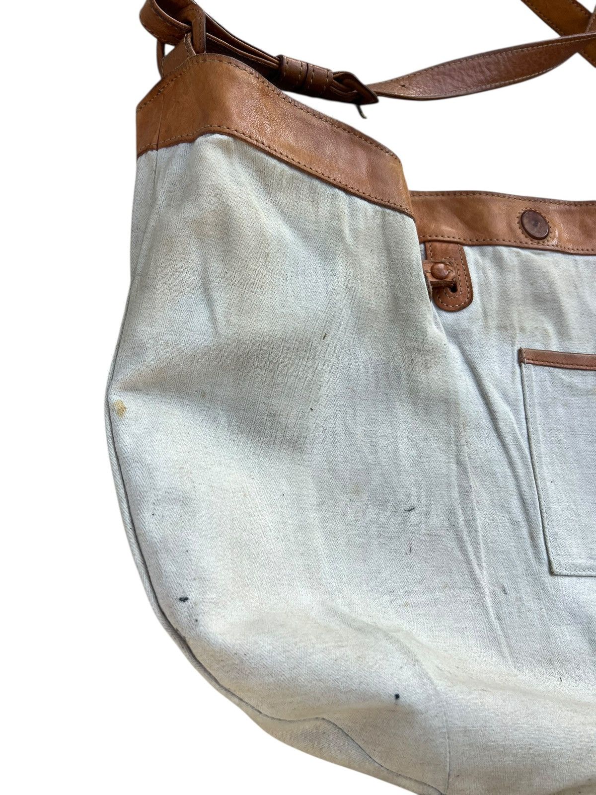 Leather Genten Japan Dirty Mud Patina Leather Bag Size ONE SIZE - 23 Thumbnail