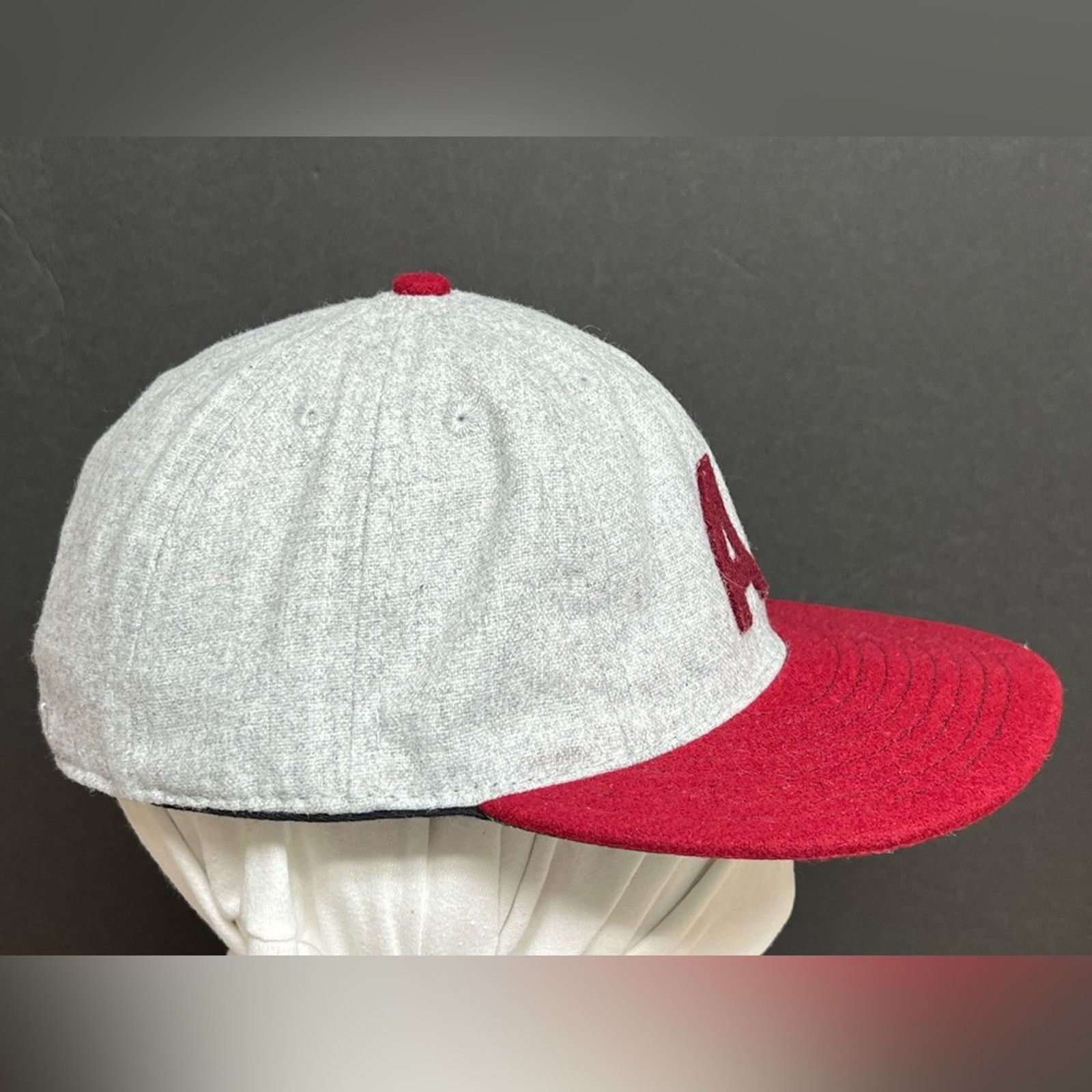Ebbets Field Flannels Ebbets Field Flannel Alabama 1930 8-Panel Wool Ballcap 7 1/2 Size ONE SIZE - 2 Thumbnail