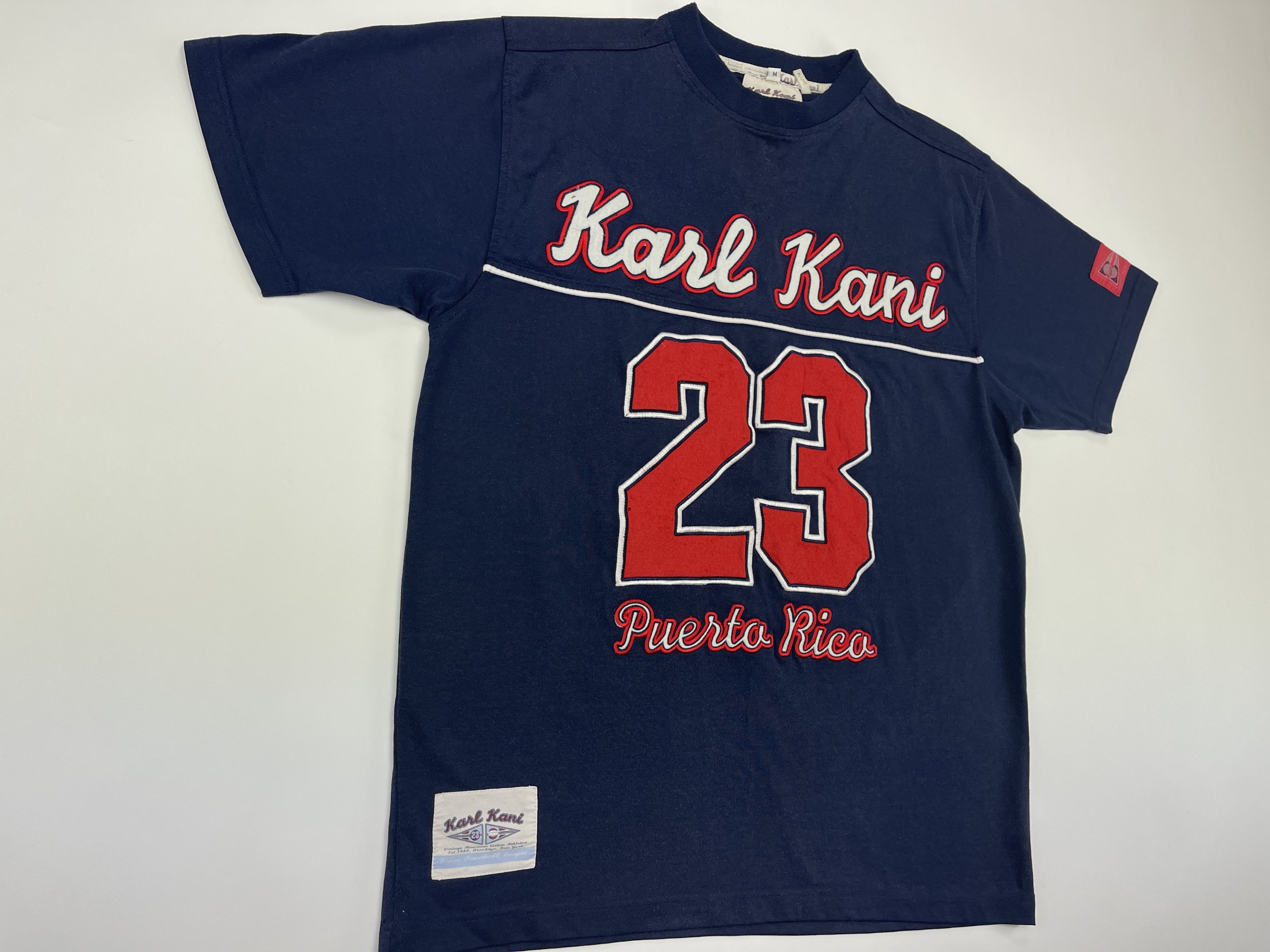 Karl Kani KARL KANI jersey, Puerto Rico, vintage hip hop t-shirt 90s M Size US M / EU 48-50 / 2 - 2 Thumbnail