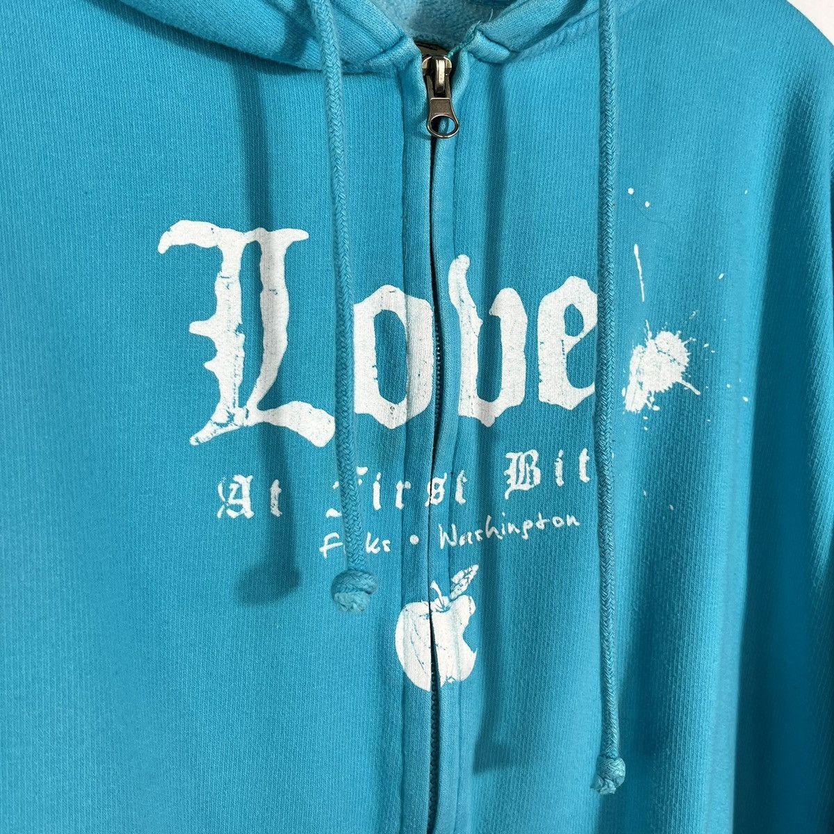 Vintage Love At First Bite Forks WA Twilight Saga Zip Hoodie Size US L / EU 52-54 / 3 - 2 Thumbnail