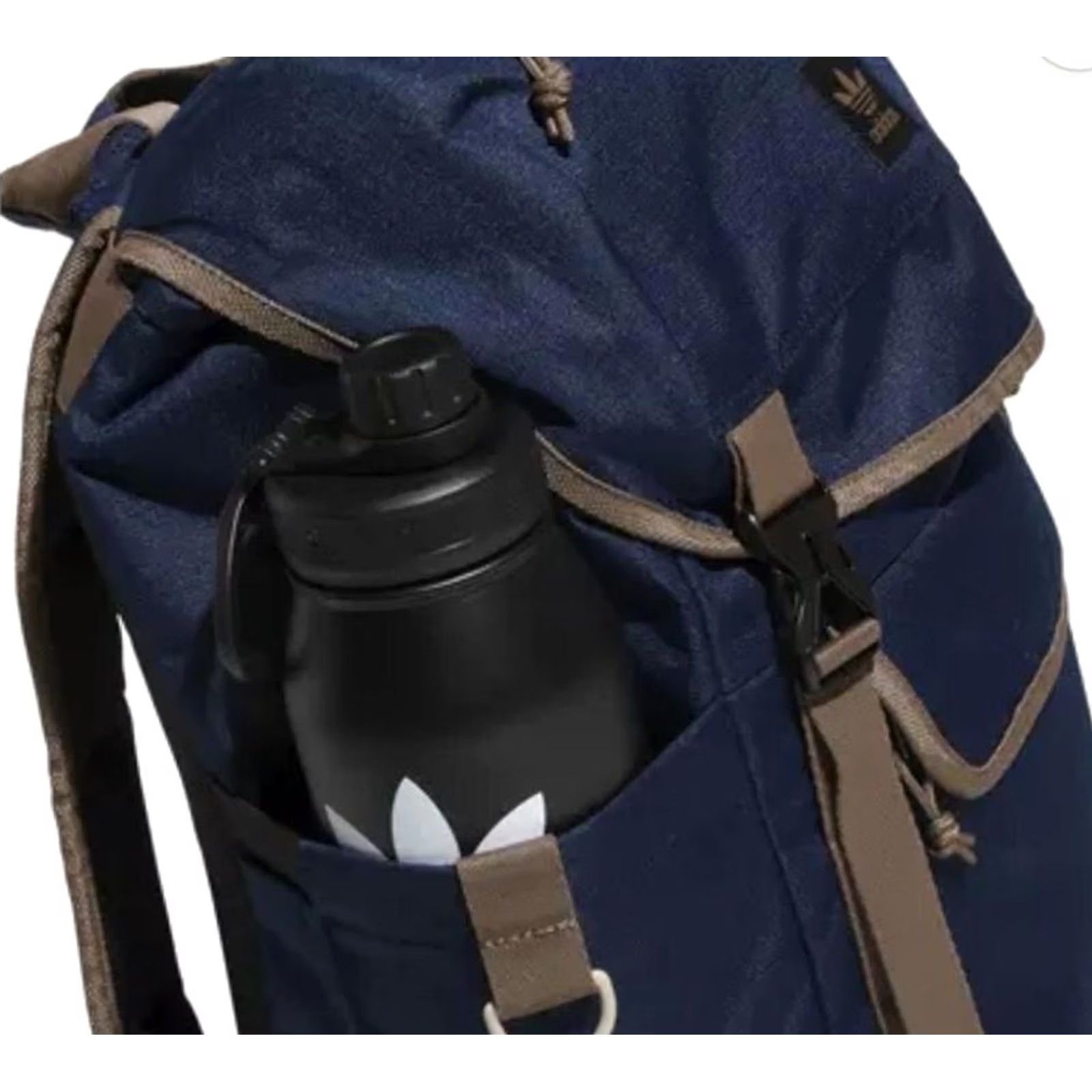 Adidas Adidas Backpack Mens Medium Blue Canvas Padded Straps Outdoor Laptop Sleeve Size ONE SIZE - 4 Thumbnail