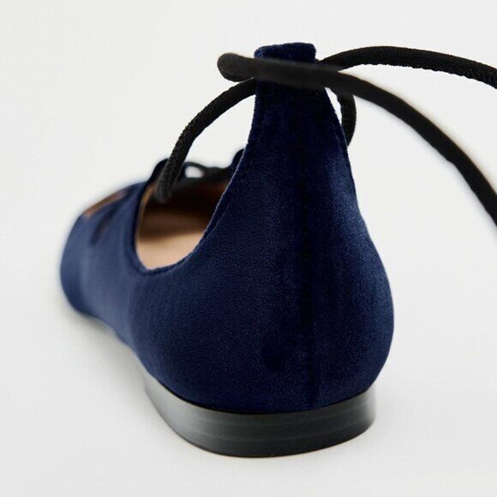 Zara ZARA Flats with Tie Closure NWT Size US 8 / IT 38 - 16 Thumbnail