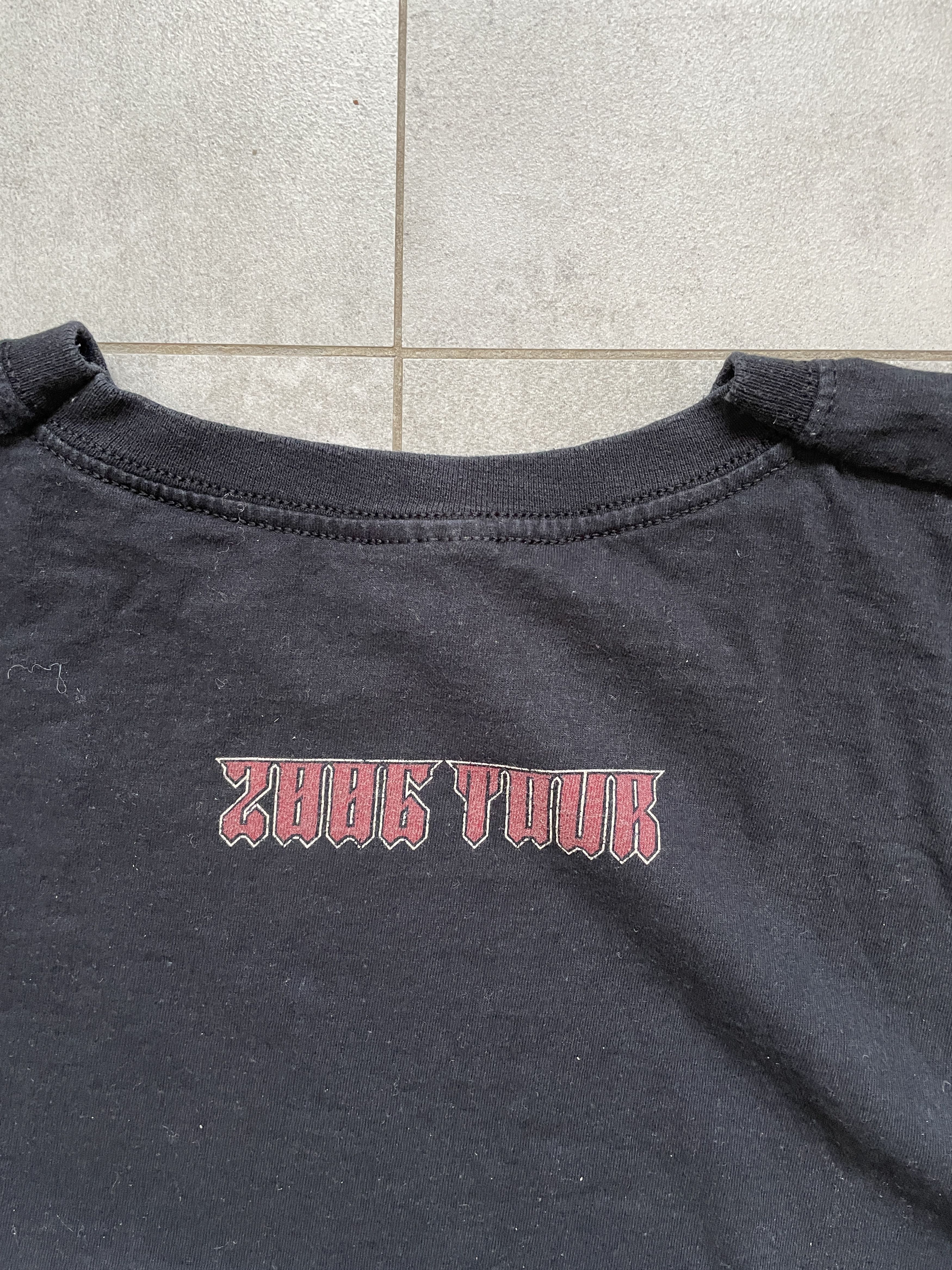Band Tees VINTAGE Y2K WASHED BLACK PINK IM NOT DEAD 2006 TOUR Size US XL / EU 56 / 4 - 3 Thumbnail