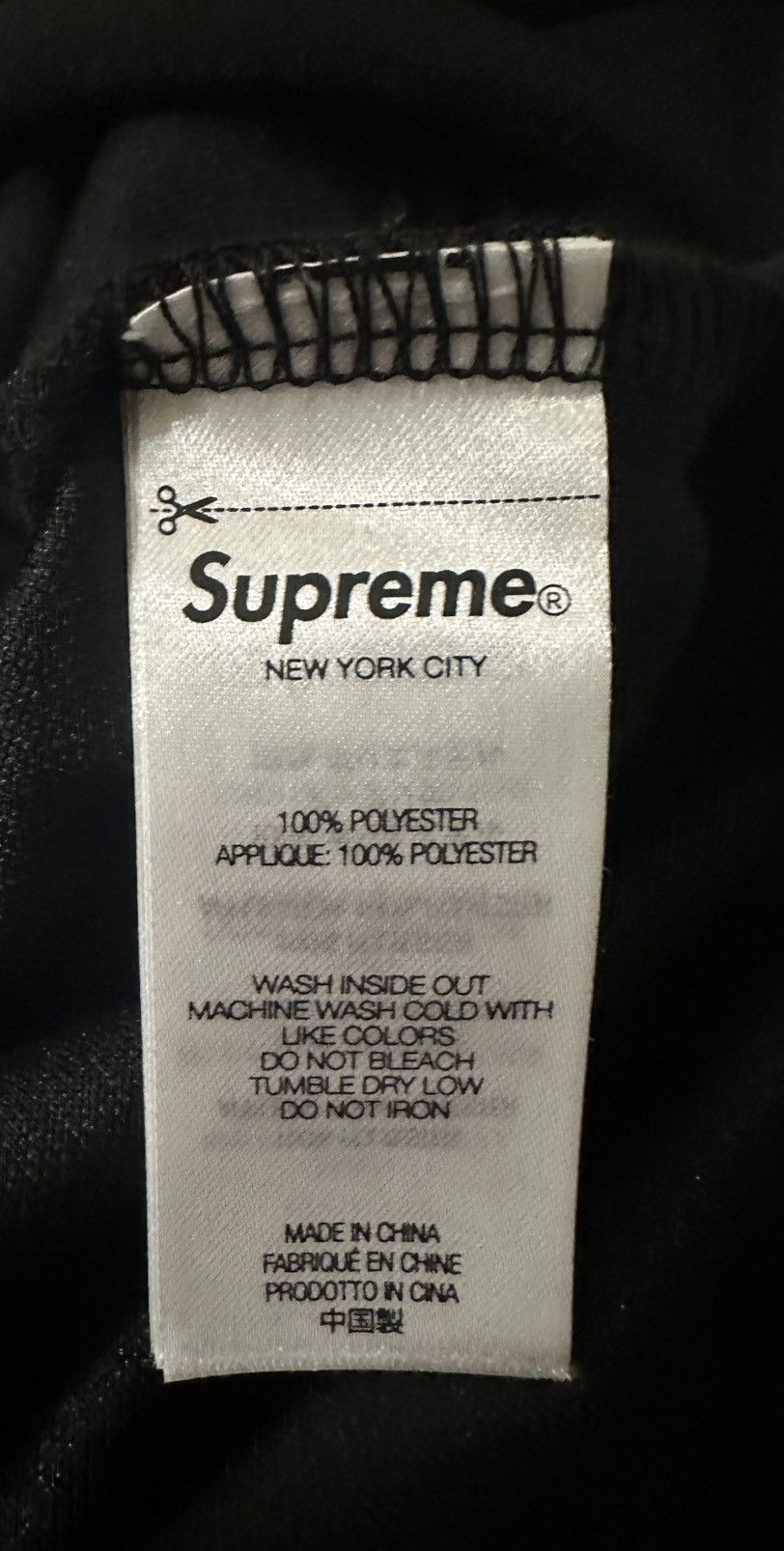 Supreme SUPREME CHOSEN ONE JERSEY BLACK SIZE LARGE Size US L / EU 52-54 / 3 - 11 Thumbnail