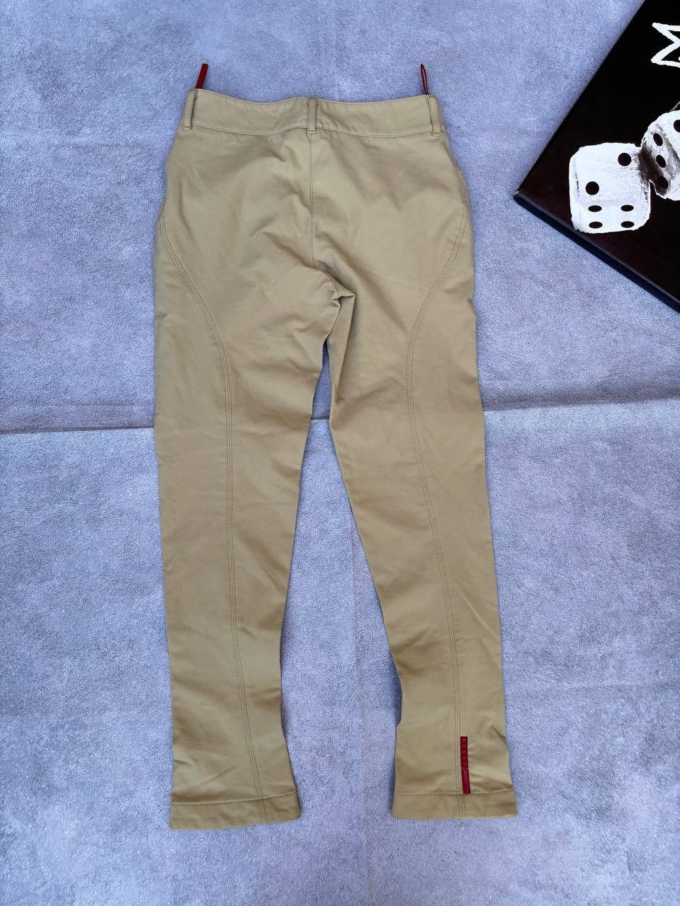 Prada Prada Sport 2000s Beige Zipped Pants Size 28" / US 6 / IT 42 - 1 Thumbnail