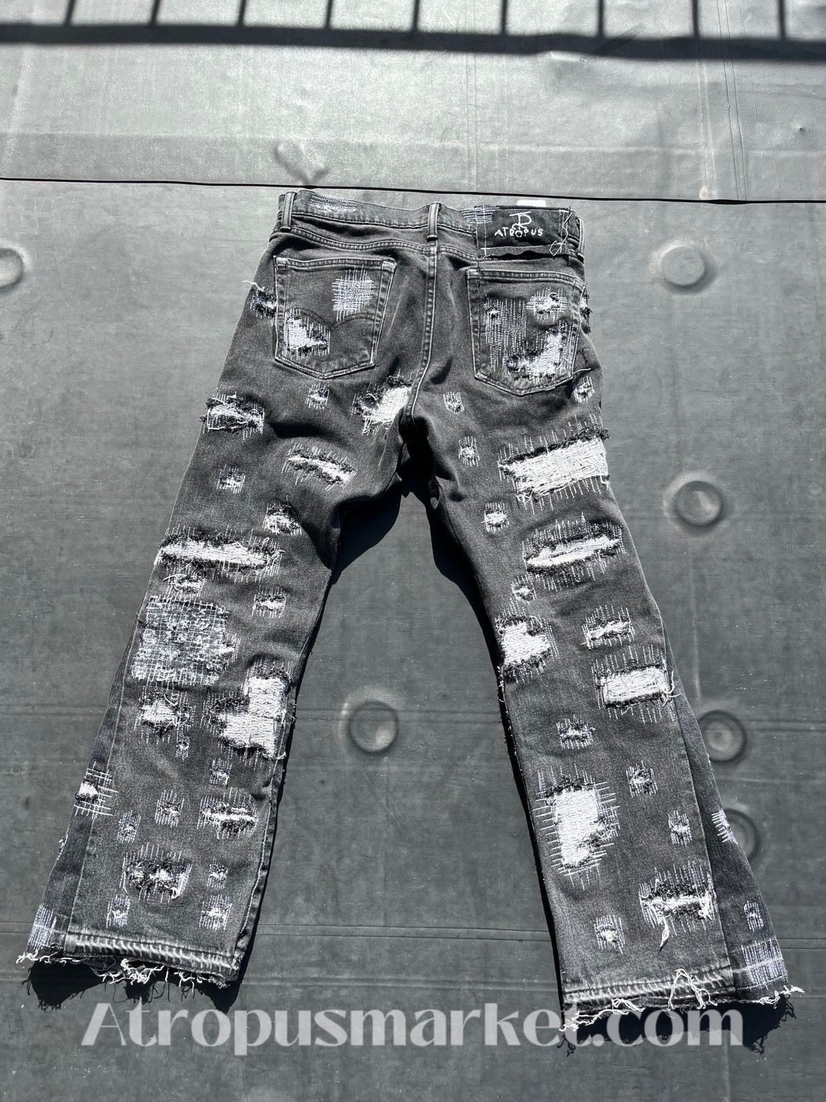 Vintage Black denim Size US 32 / EU 48 - 1 Thumbnail