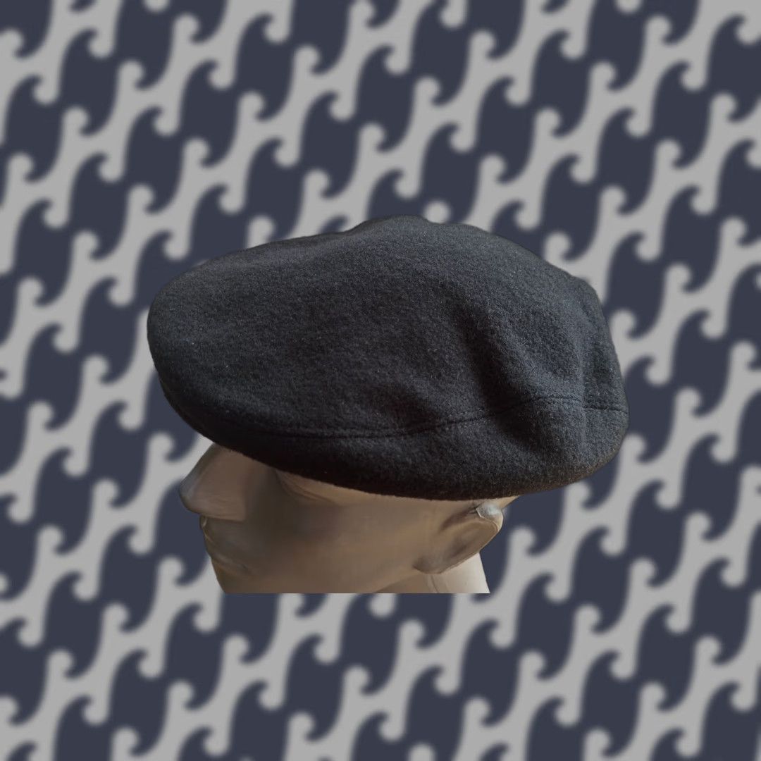 Topman VINTAGE Topman Mens Flat Cap Wool Newsboy 59 Black Brown Cap Mens Flat Hat Style Retro 59 Wool Newsboy Black Mens Vintage Topman Exclusive Size ONE SIZE - 1 Thumbnail