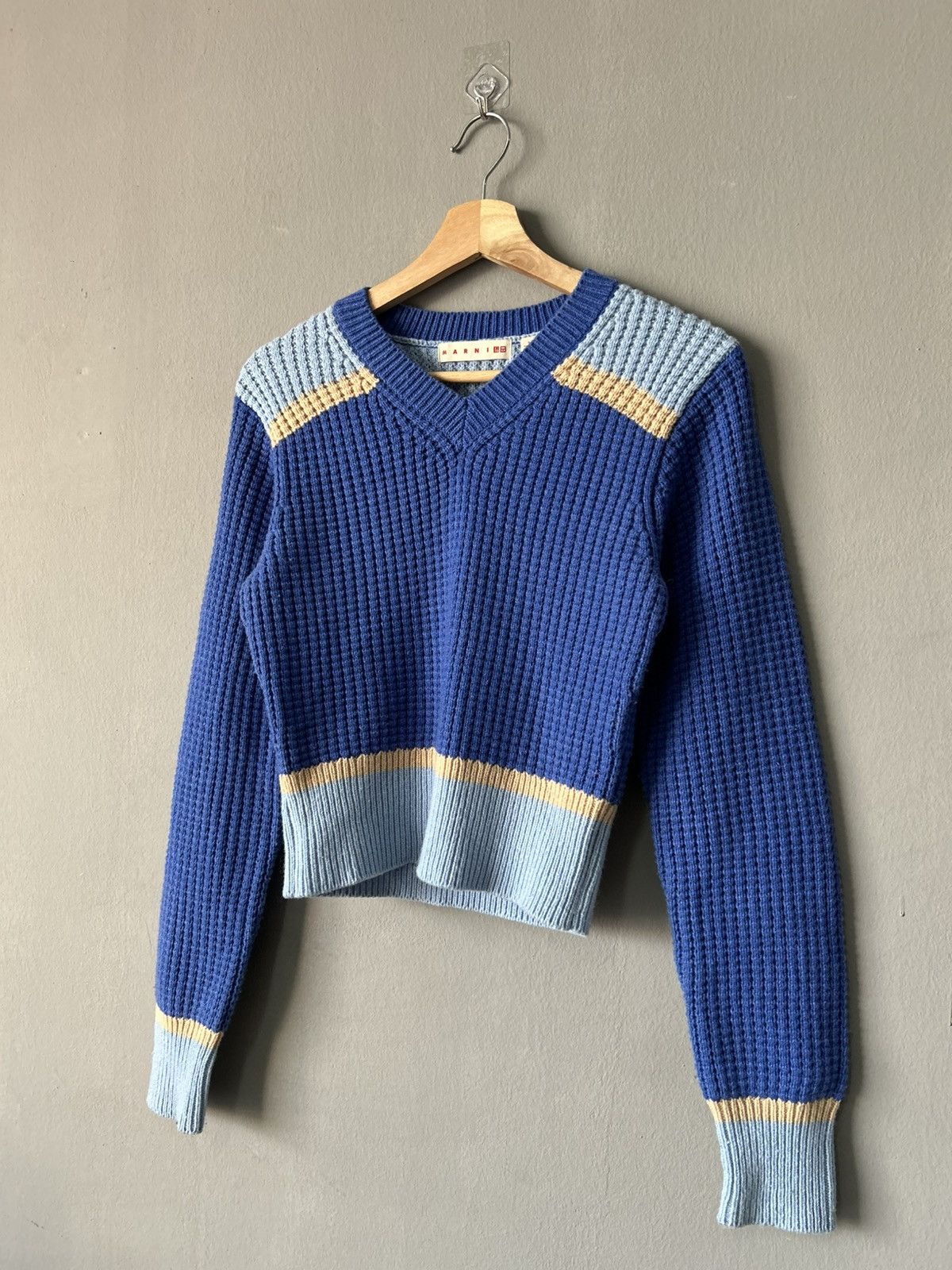 Marni × Uniqlo Marni x UT Blue Knit Size S / US 4 / IT 40 - 3 Thumbnail