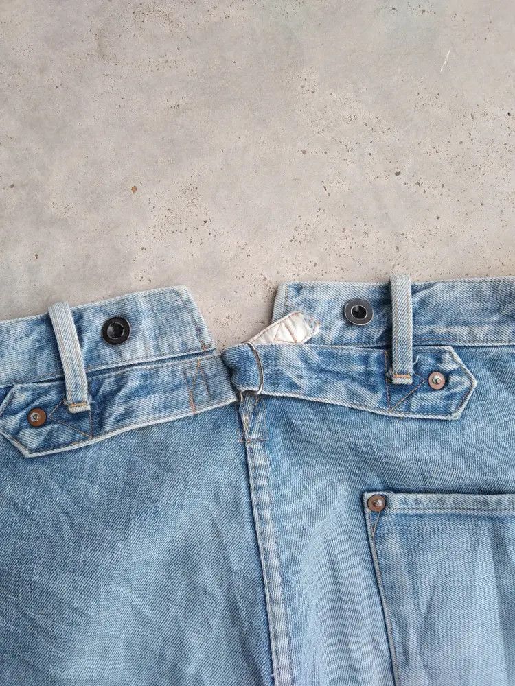 Japanese Brand Vintage Jeans Single Pocket Buckle Back 34x31 Size US 34 / EU 50 - 2 Thumbnail