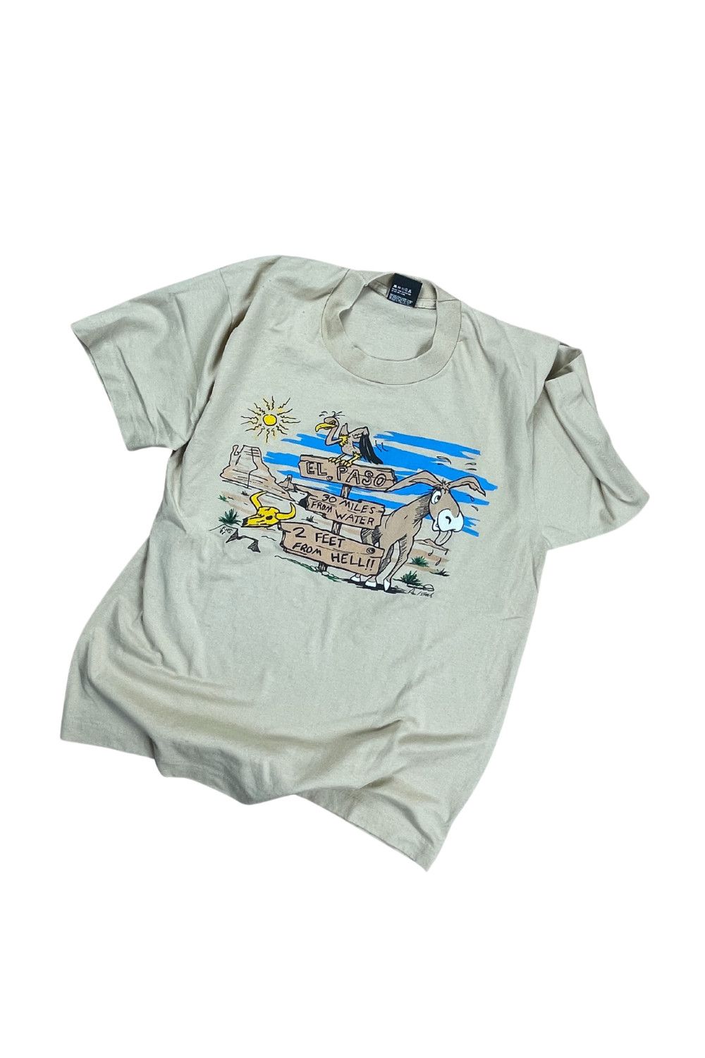 Vintage Ear90s Screen Stars"El Paso-2 Feet From Hell" Tee Size US L / EU 52-54 / 3 - 8 Thumbnail