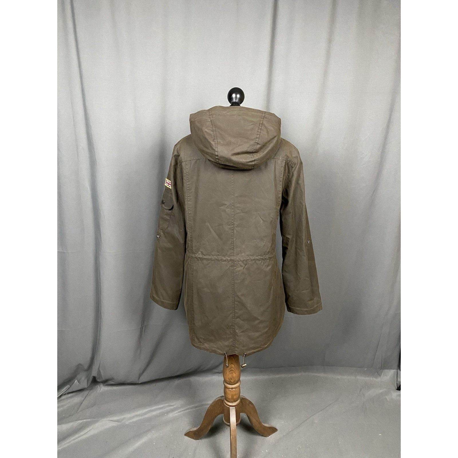 Barbour Barbour Winter Force Women's Brown Insulated Waxed Parka Jac Size XL / US 12-14 / IT 48-50 - 7 Thumbnail