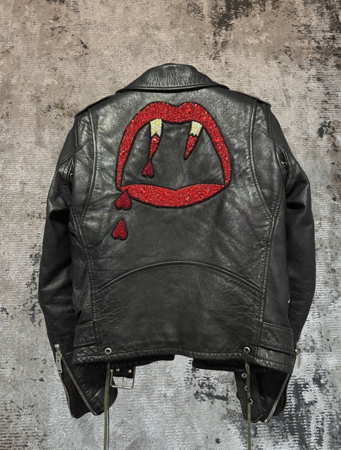激レアSAINT LAURENT Blood Luster 46サイズ Saint Laurent Blood Luster Leather Jacket | Grailed