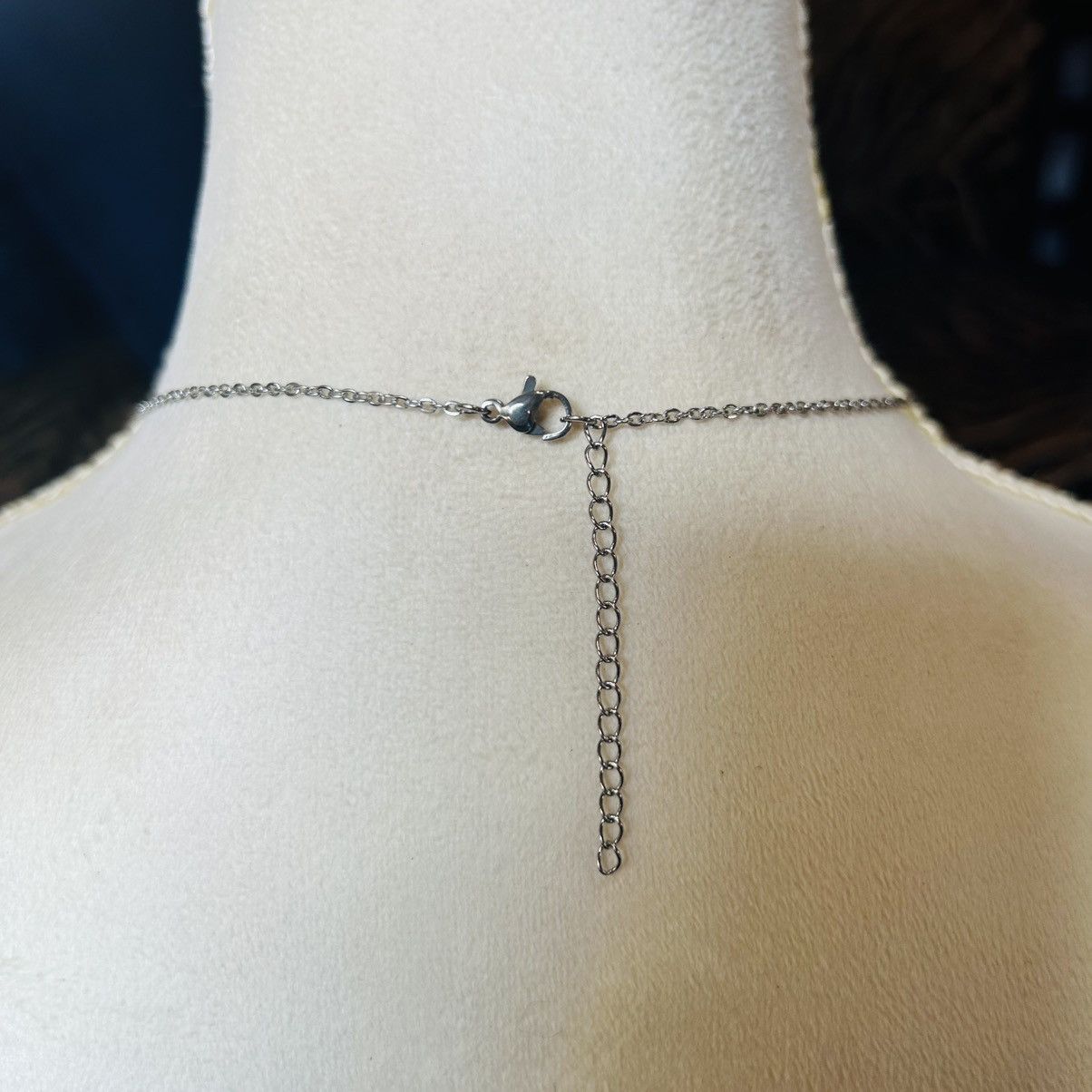 Handmade Handcrafted vintage hammered sterling silver ball necklace Size ONE SIZE - 5 Thumbnail