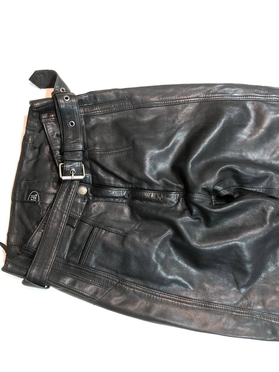 Other Vintage Rare Moto Biker Leather Pants Size US 29 - 5 Thumbnail