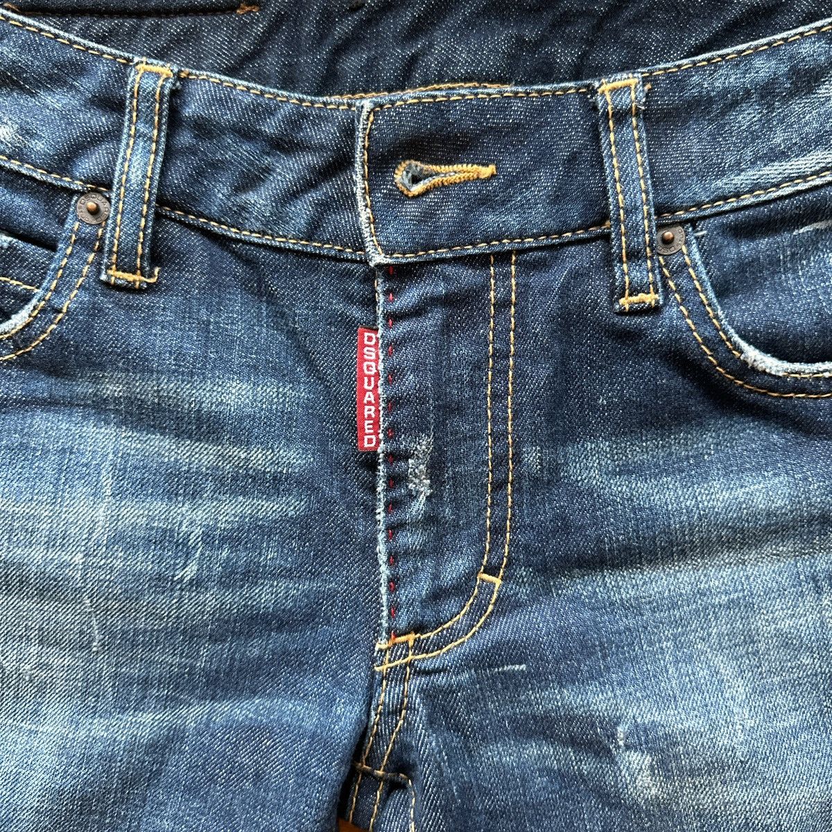 Dsquared2 Vintage Y2K Low Waisted Dsquared2 Zipper leg Skinny jeans Size 25" / US 0 / IT 36 - 2 Thumbnail