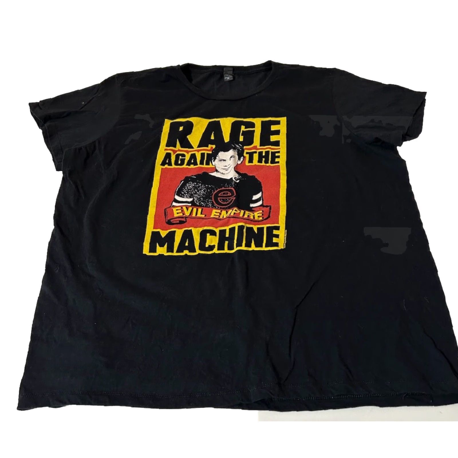 Orage Rage Against The Machine Evil Empire Shirt Men 3XL Black Short Sleeve Crew 2014 Bay Island T-Shirt Size US XXL / EU 58 / 5 - 2 Thumbnail