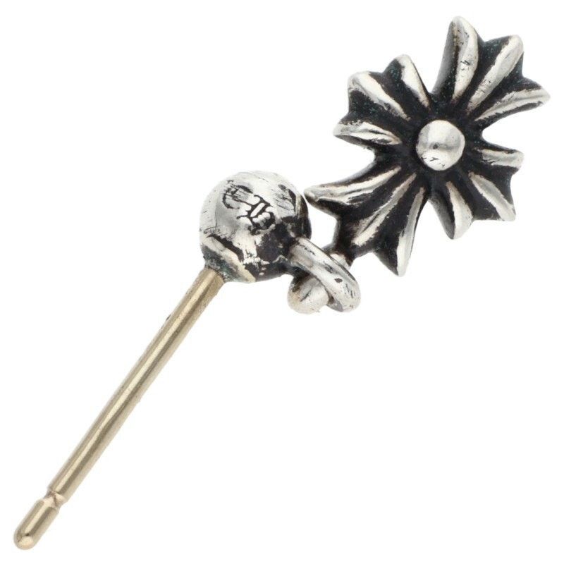 Chrome Hearts Chrome Hearts Tiny ECH Plus Drop Silver Earring Size ONE SIZE - 5 Thumbnail