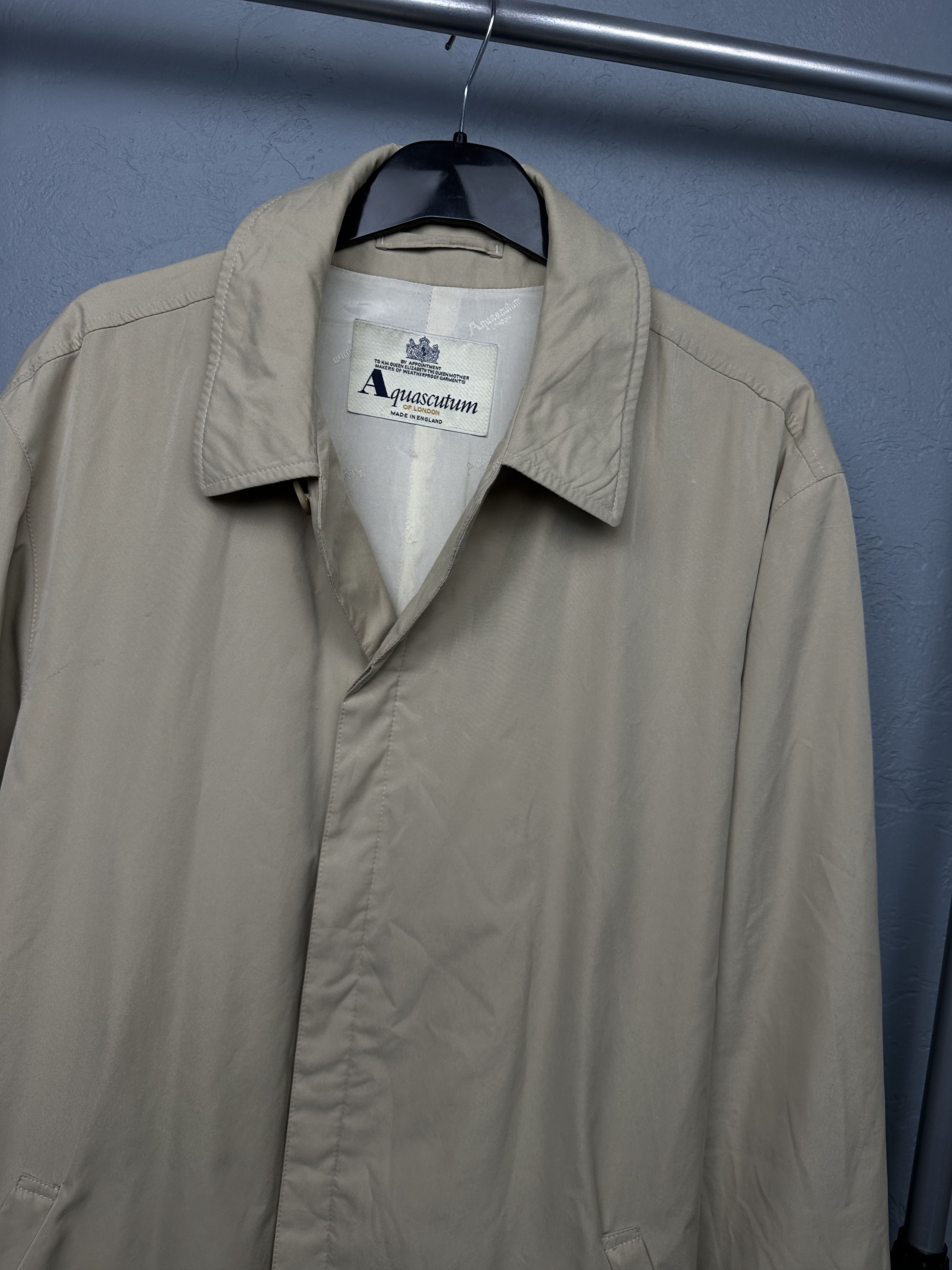 Aquascutum Aquascutum Vintage Mens Trench Coat Jacket Size US L / EU 52-54 / 3 - 2 Thumbnail