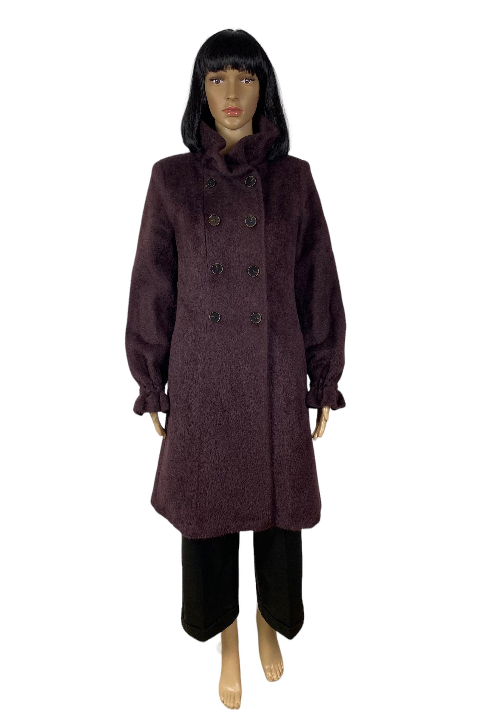 Max Mara max mara double-breasted coat alpaca size 8 Size M / US 6-8 / IT 42-44 - 2 Thumbnail