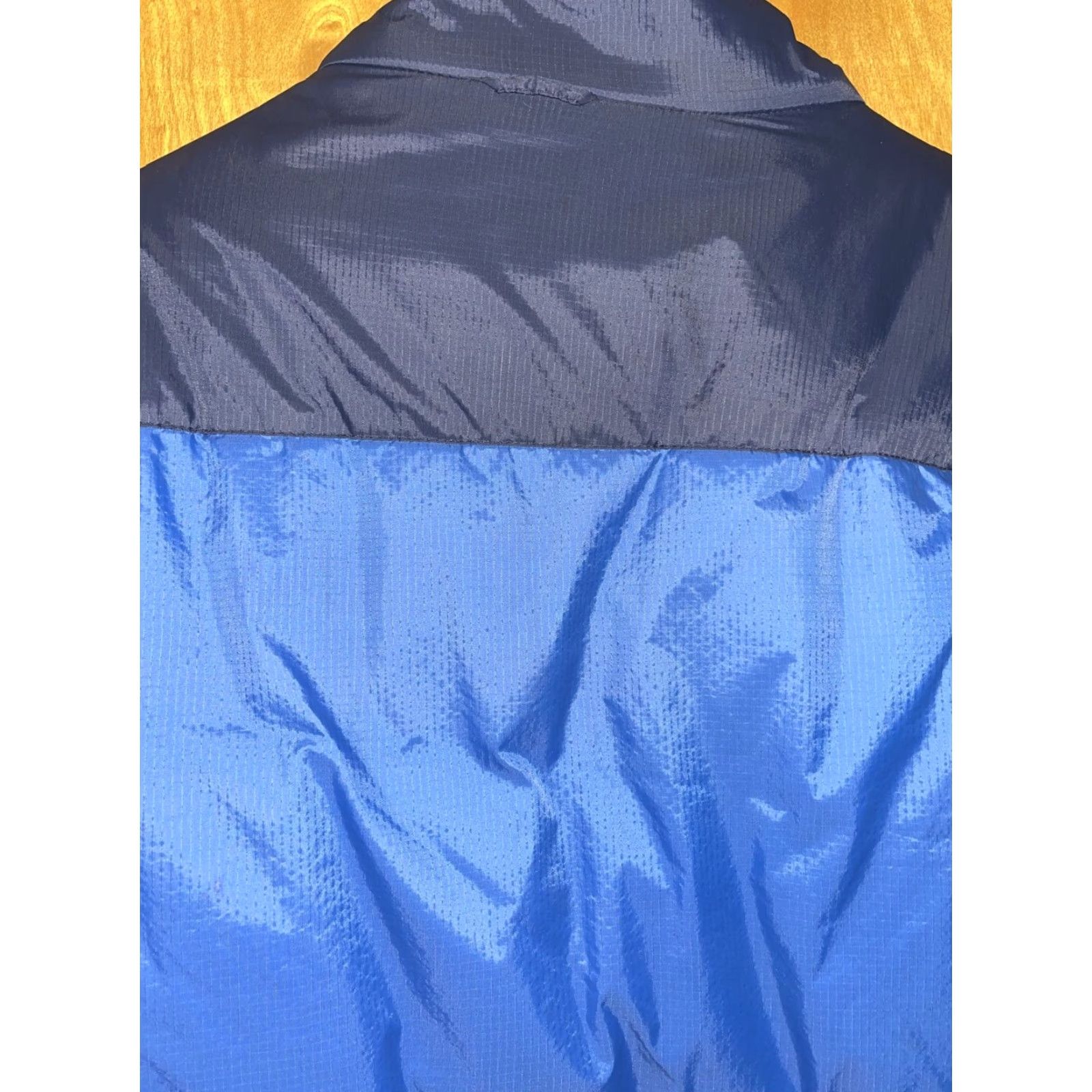 Starter VINTAGE Starter Retro Puffer Jacket Mens Large 42-44 Blue Down Feather Full Zip Pockets Winter Size US L / EU 52-54 / 3 - 6 Thumbnail