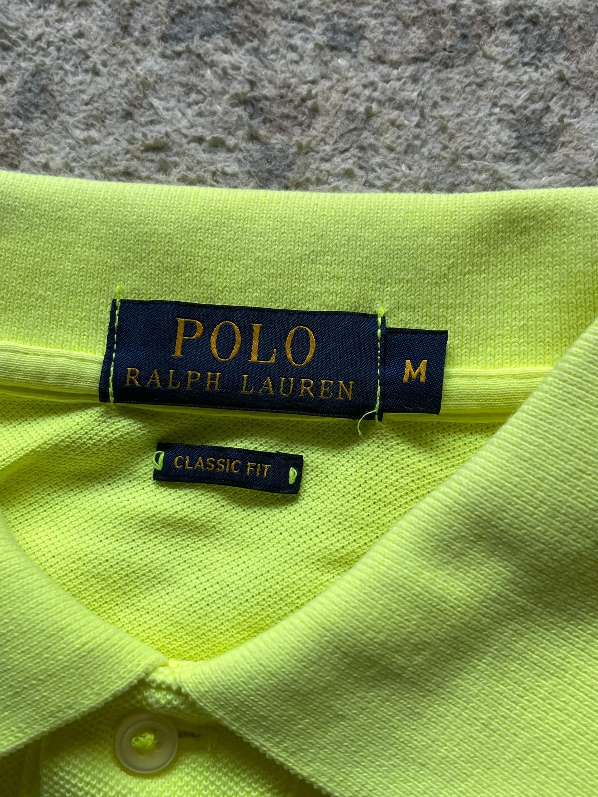 Polo Ralph Lauren Polo Ralph Lauren Small Pony Polo Shirt Acid Size M Size US M / EU 48-50 / 2 - 7 Thumbnail