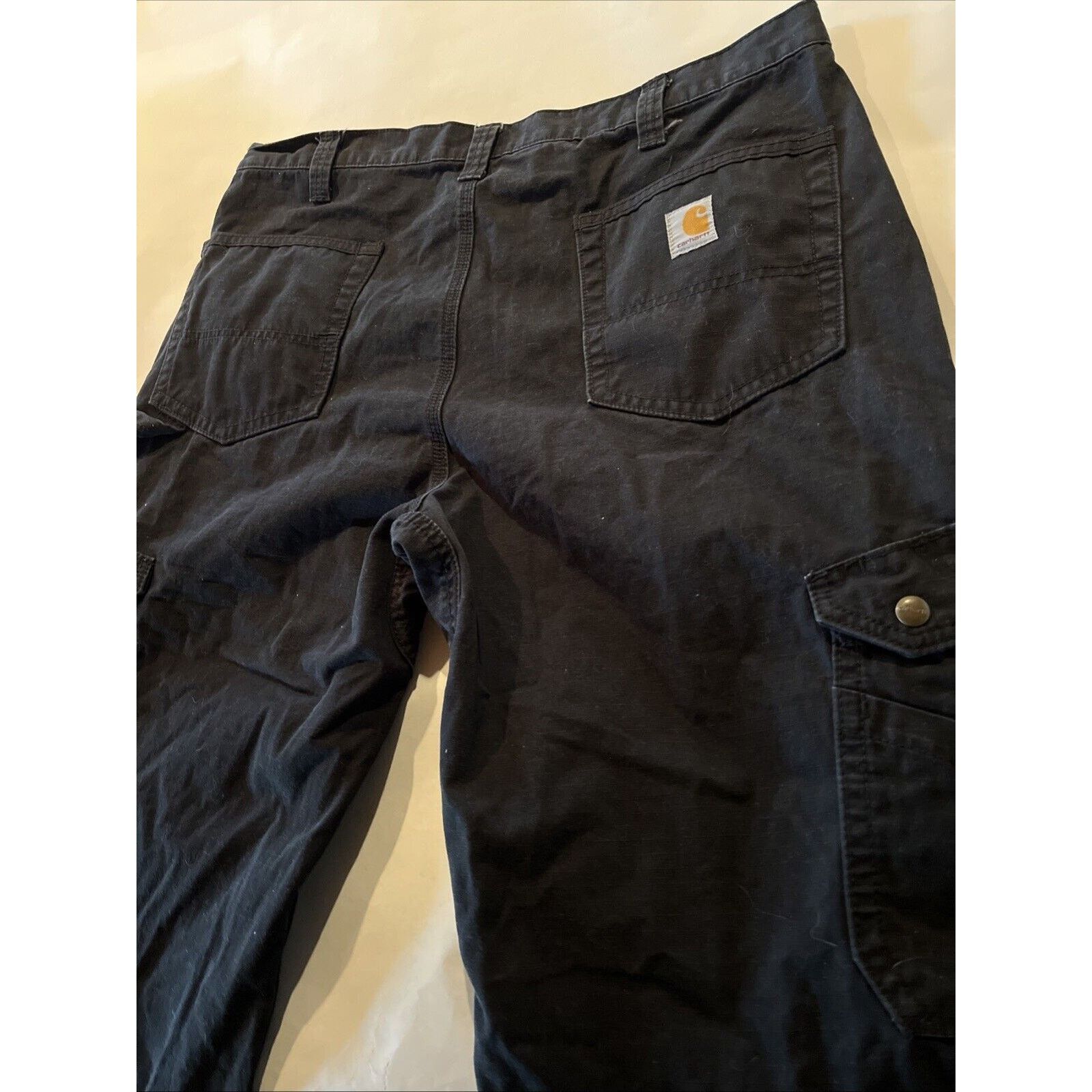 Carhartt Carhartt Men’s 38x31 Duck Canvas Double Knee Pants Black EUC Size US 38 / EU 54 - 15 Thumbnail