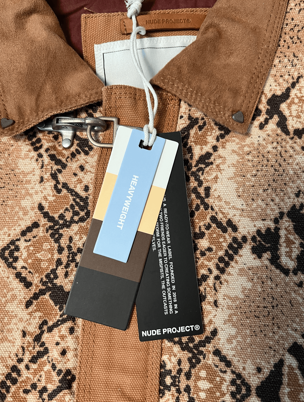 Nude Nude Project Heavy Canvas Trucker Jacket Animalie Size US XL / EU 56 / 4 - 3 Thumbnail