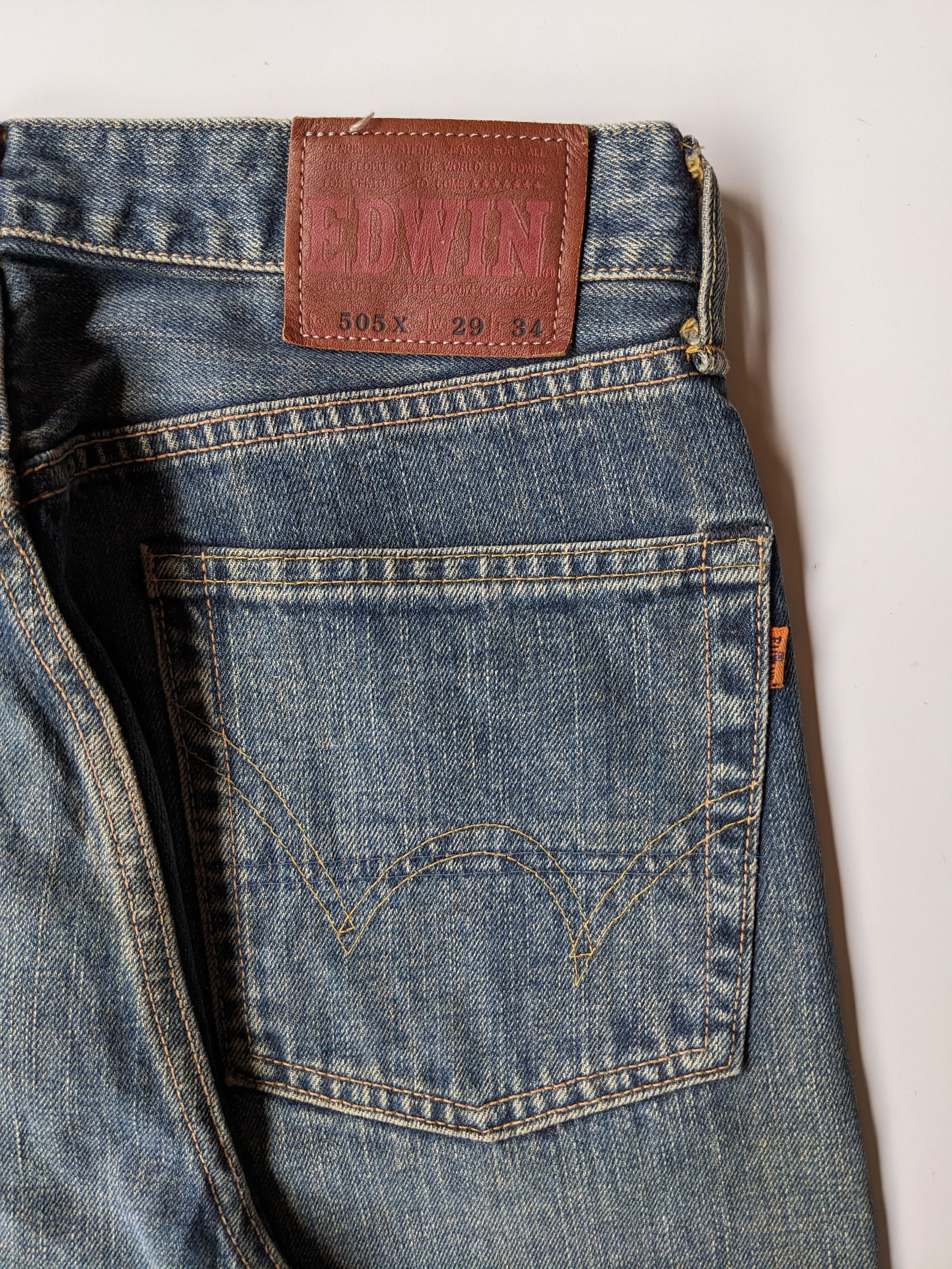 Edwin Edwin 505x selvedge mudwash jeans Size US 30 / EU 46 - 5 Thumbnail