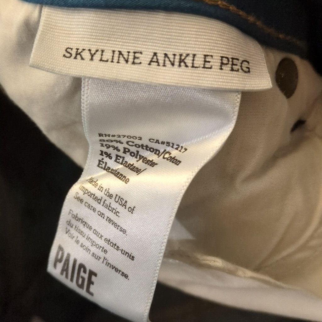 Paige Paige skyline ankle peg jeans size 27 Size 27" / US 4 / IT 40 - 3 Thumbnail
