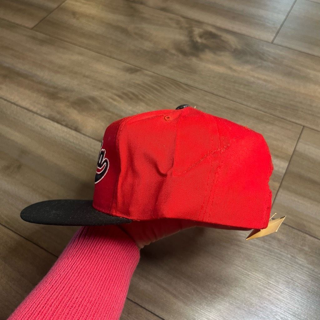 Starter Vintage Starter Georgia Red Script Bulldogs Snapback Hat Size ONE SIZE - 4 Thumbnail