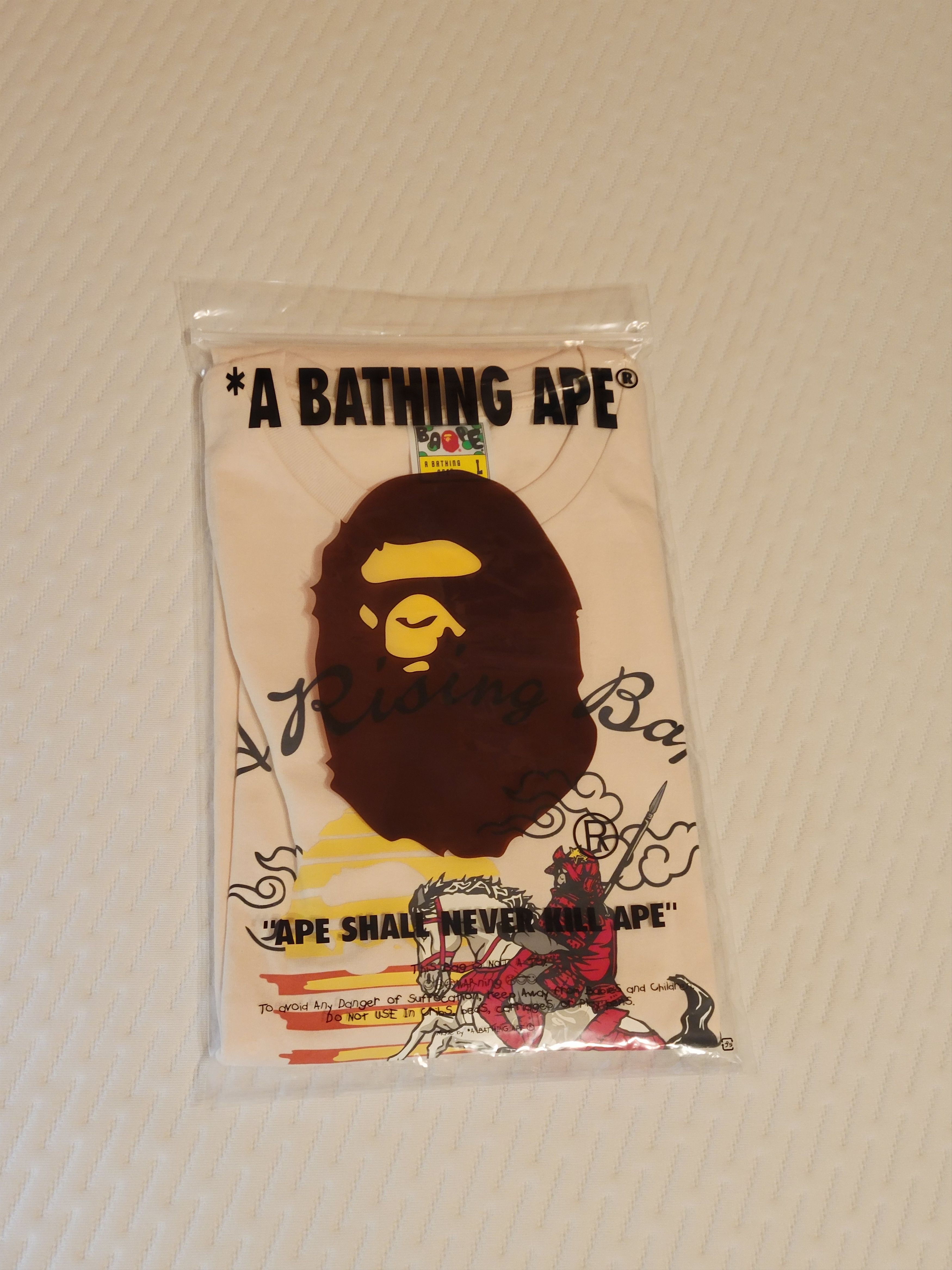 Bape BAPE “A Rising Bape” Samurai Tee – Large – Japan Exclusive Size US L / EU 52-54 / 3 - 2 Thumbnail
