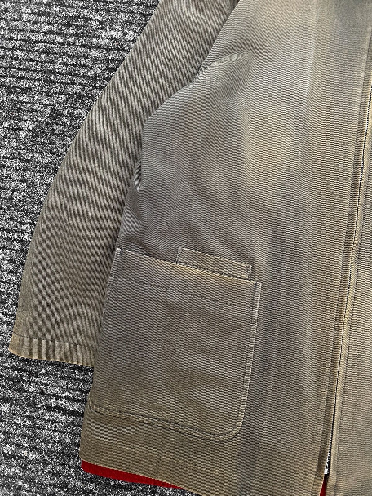 Comme des Garcons Homme Comme des Garcons AW97 Red Knit Lined Field Jacket Size US M / EU 48-50 / 2 - 7 Thumbnail