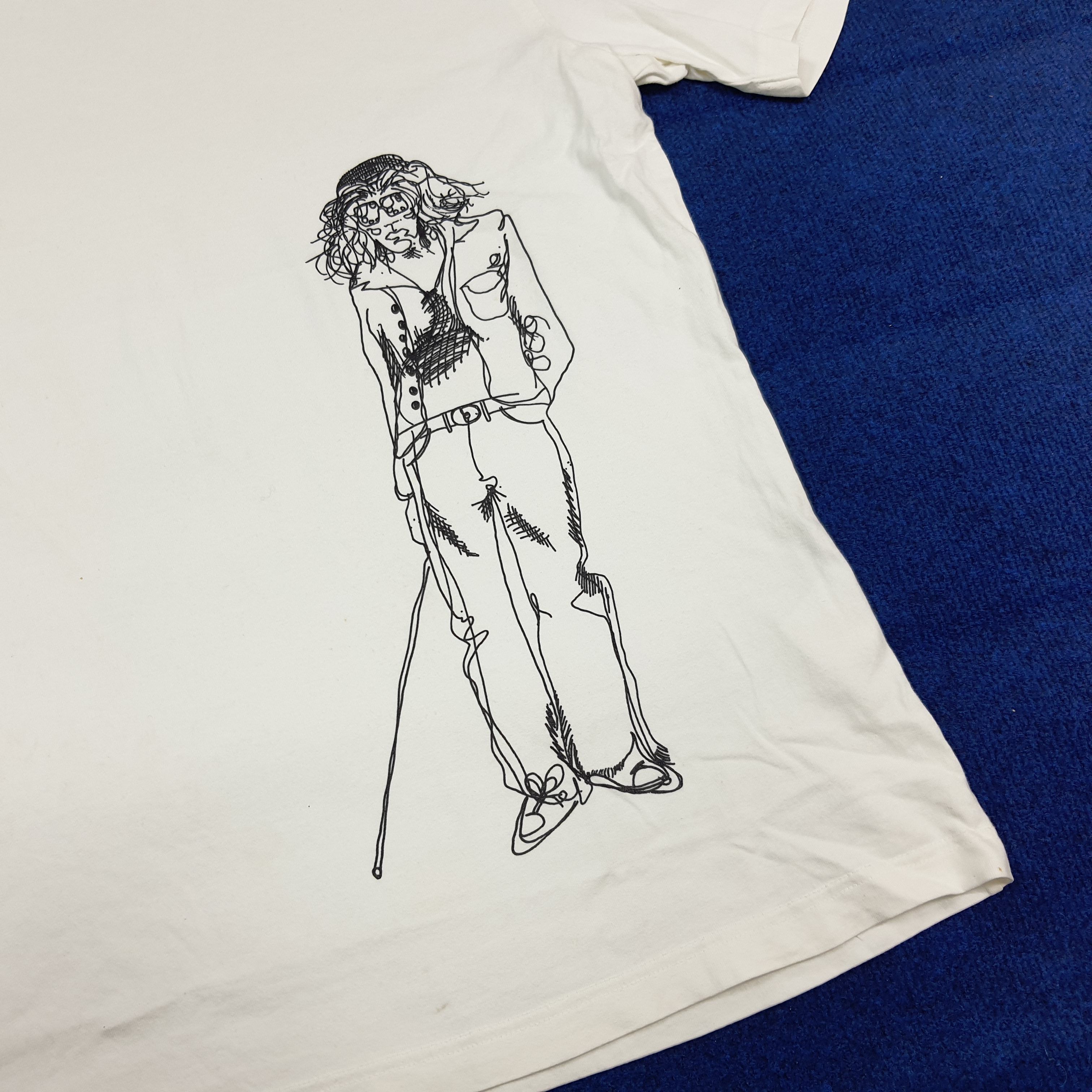 Jean-Michel Basquiat Vintage Jean Michel Basquiat Streetwear Tshirt C301N9 Size US L / EU 52-54 / 3 - 2 Thumbnail