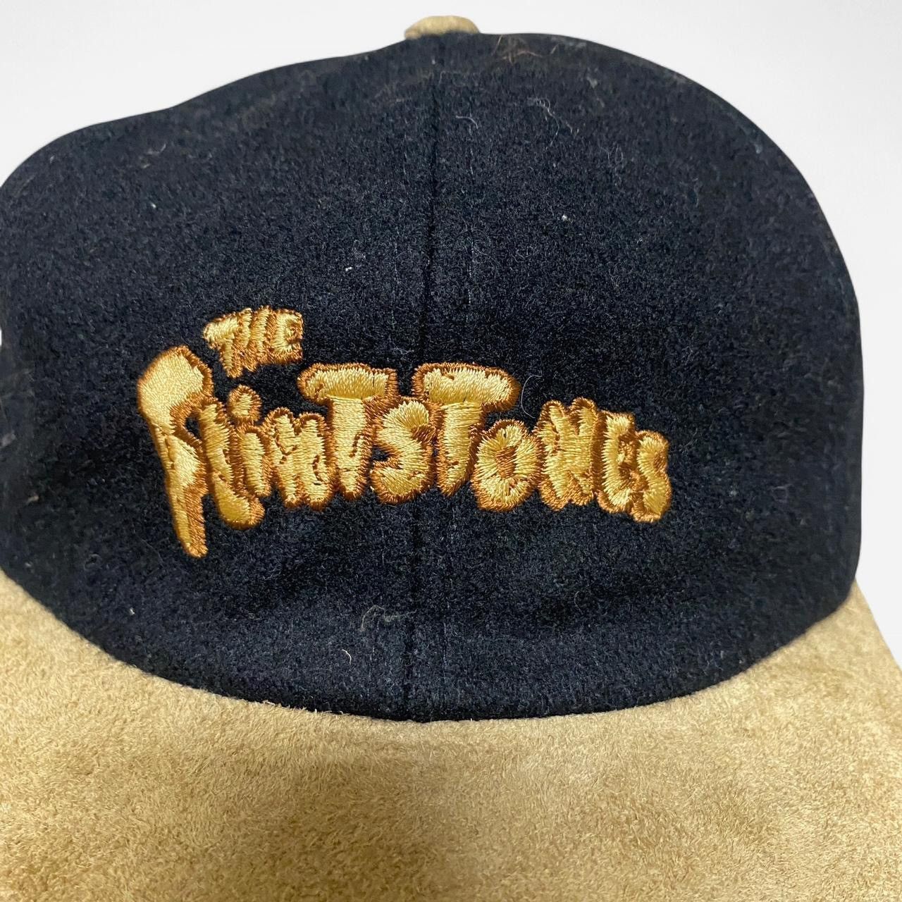 Other Vintage wool and suede tge flint stones black and beige hat Size ONE SIZE - 2 Thumbnail