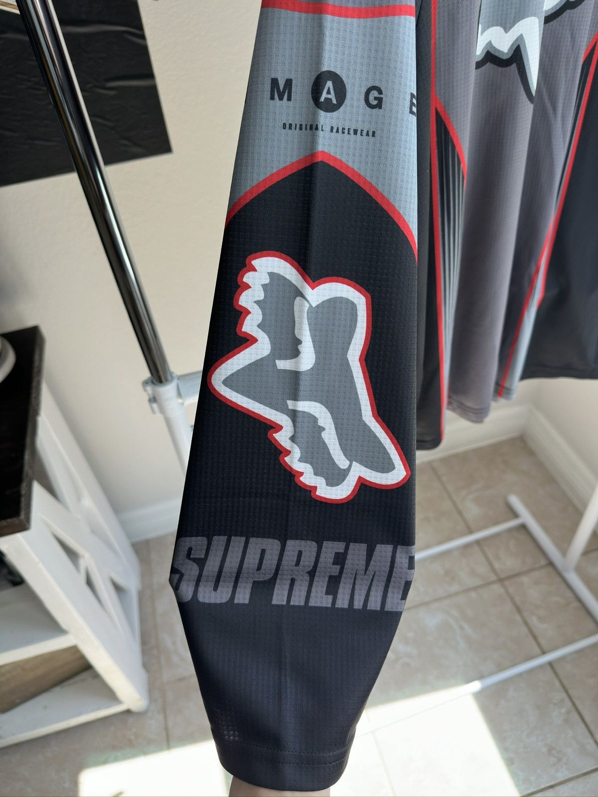 Fox Racing × Supreme DMX Moto Jersey Black Size US XXL / EU 58 / 5 - 4 Thumbnail