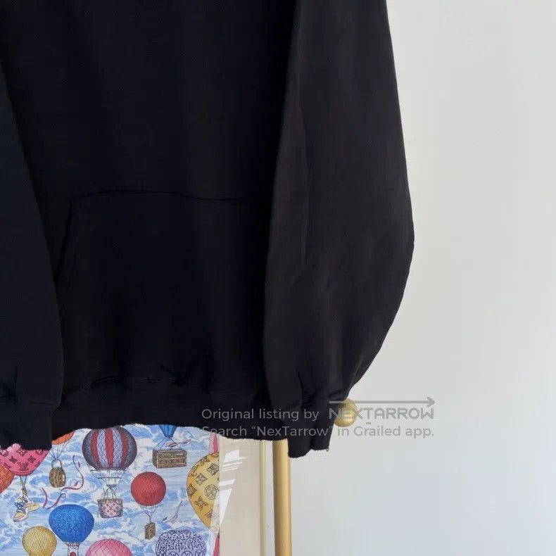 Balenciaga Balenciaga Black Letter Hooded Sweatshirt Size US M / EU 48-50 / 2 - 4 Thumbnail
