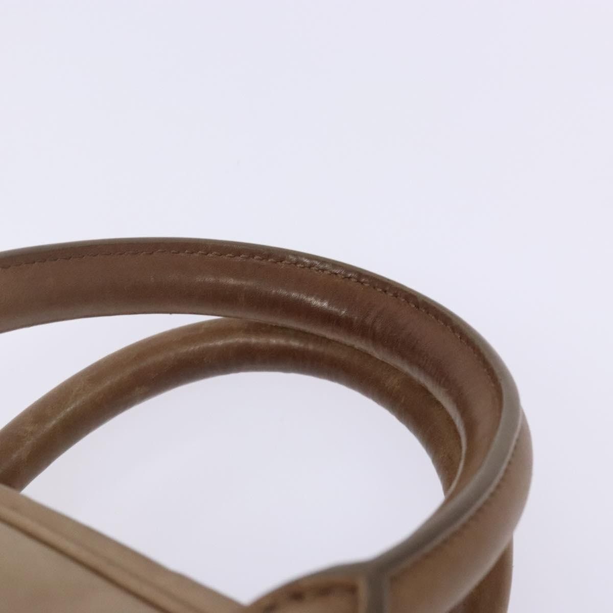Celine CELINE Hand Bag Leather Beige Gold Size ONE SIZE - 8 Thumbnail