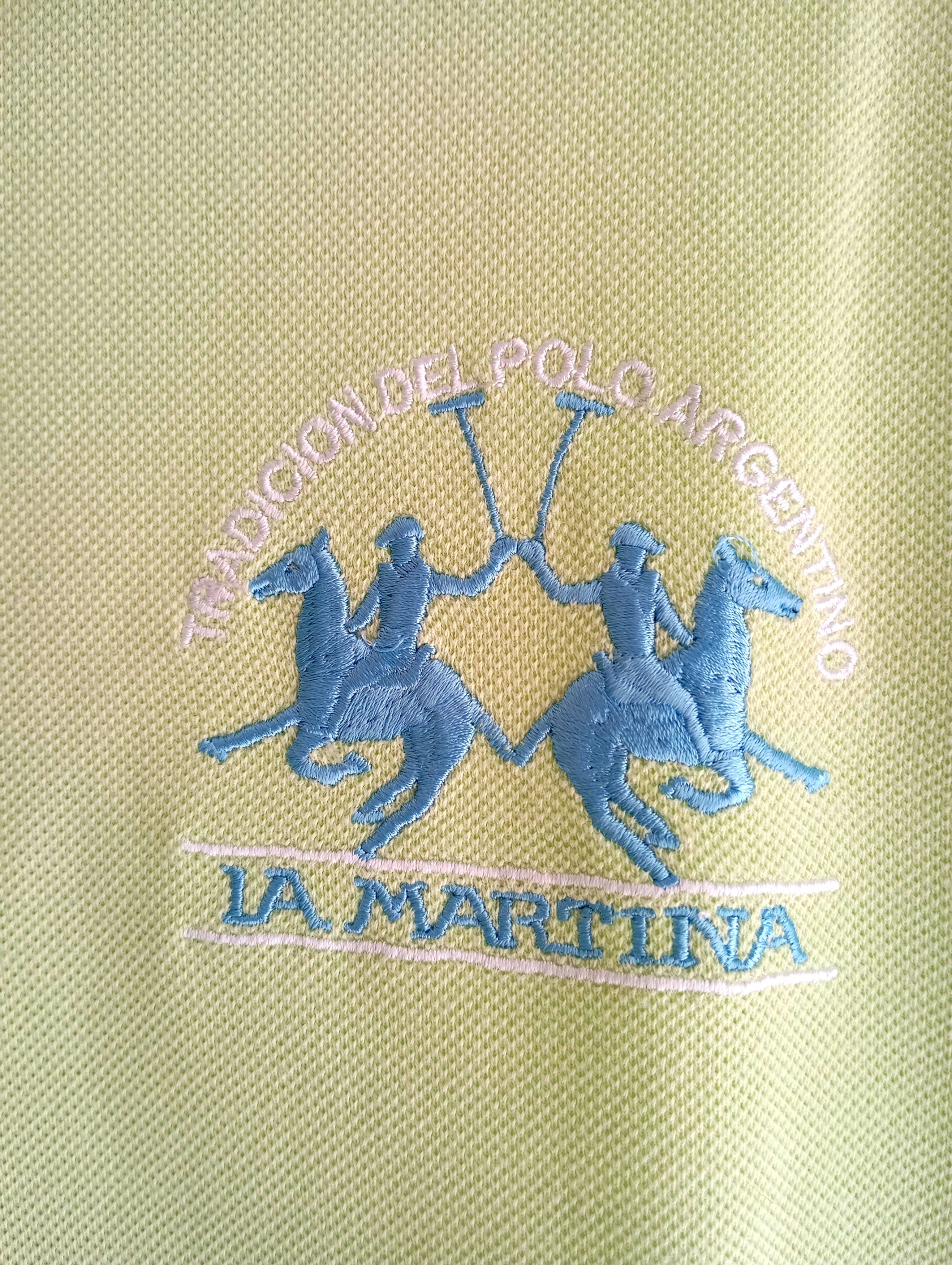 La Martina × Polo Ralph Lauren × Vintage La Martina Polo T-Shirt Rare Retro Size US XL / EU 56 / 4 - 3 Thumbnail