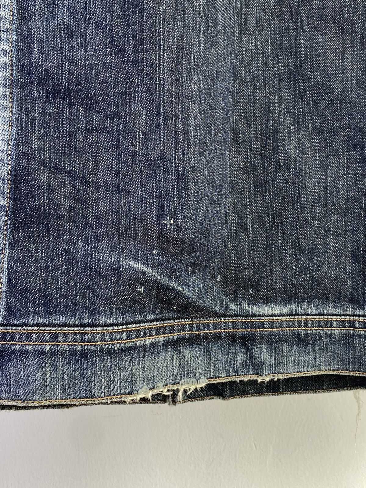 Ego Tripping Ego Tripping Distressed Denim Trucker Jacket Japan Size US S / EU 44-46 / 1 - 15 Thumbnail