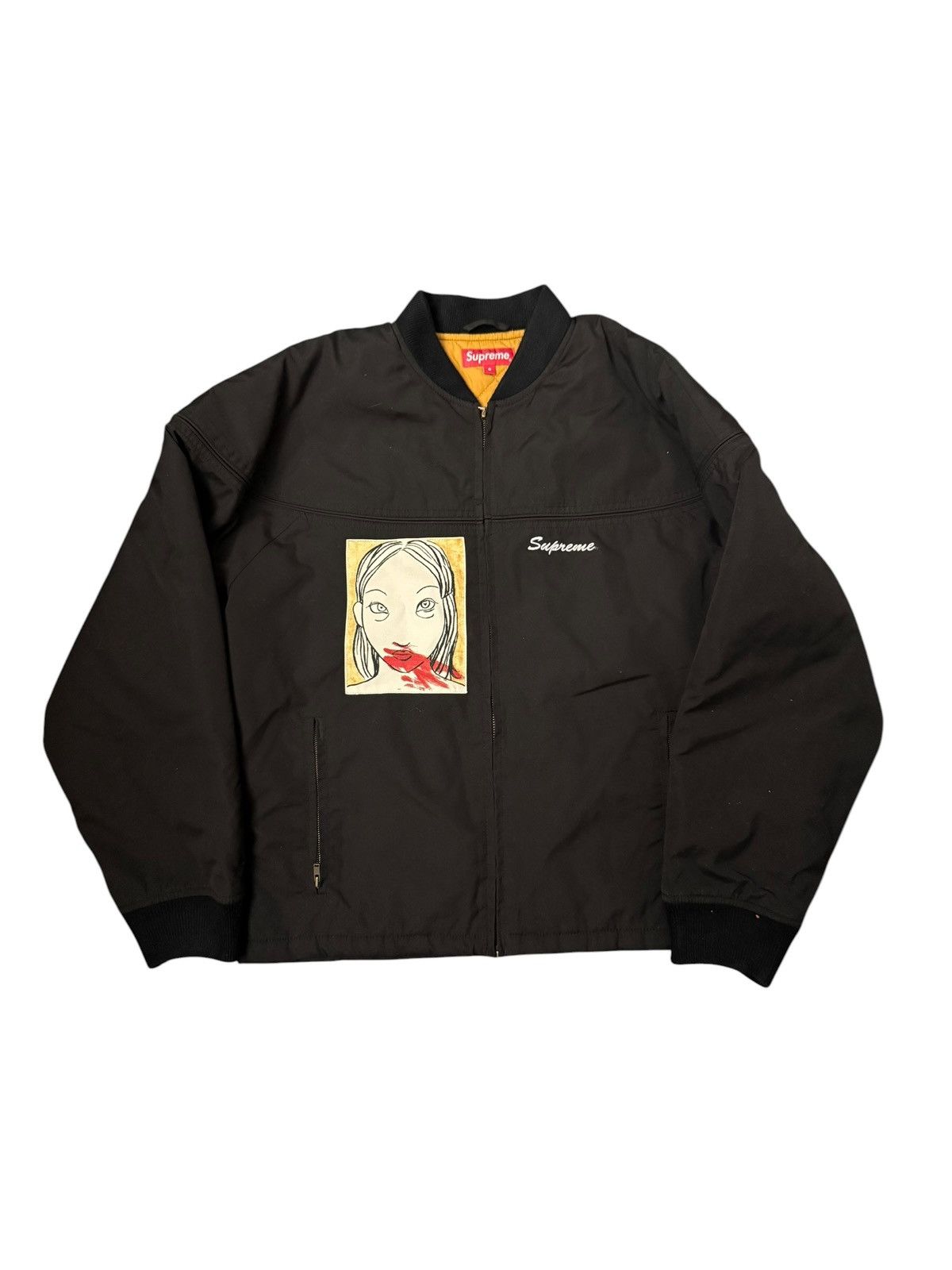 Supreme Supreme Rita Ackermann Mug Shot Crew Jacket | Grailed